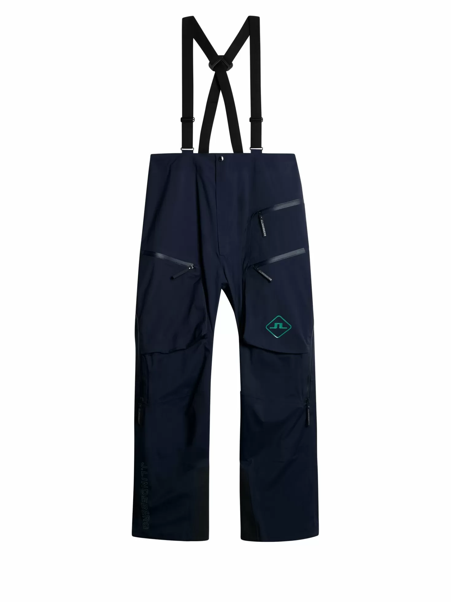 Byxor<J.Lindeberg Aerial Bib Pro Shell Pant Jl Navy