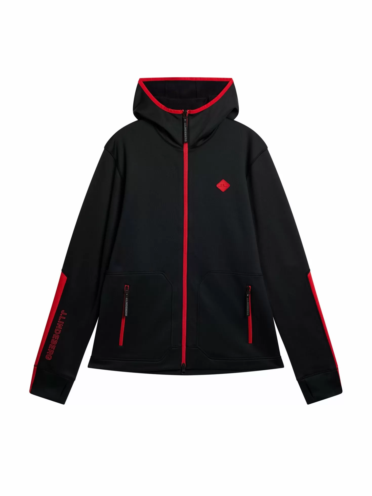 Hoodies | Bas- och mellanlager<J.Lindeberg Aerial Pro Hood Black