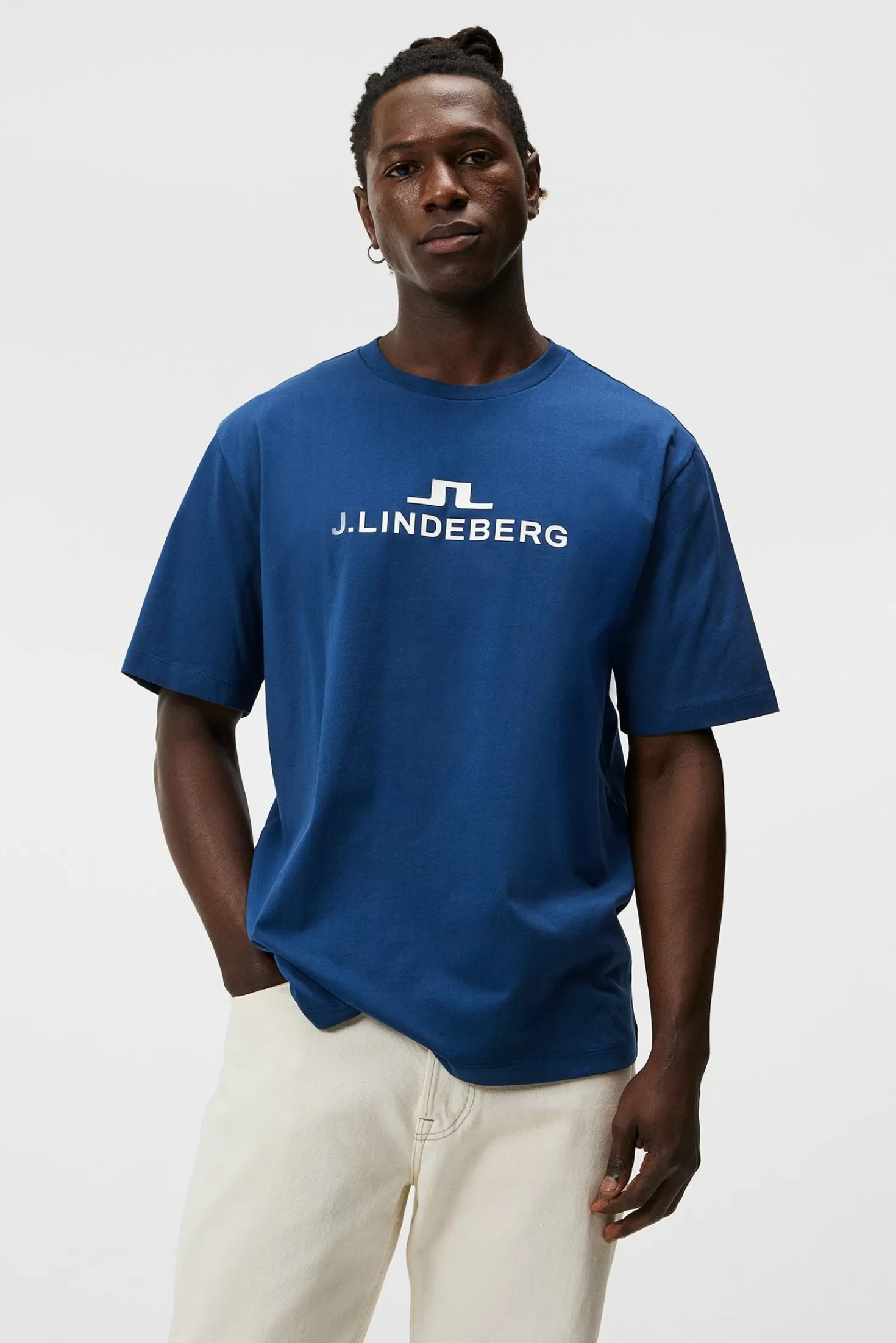 T-shirts<J.Lindeberg Alpha T-Shirt Estate Blue