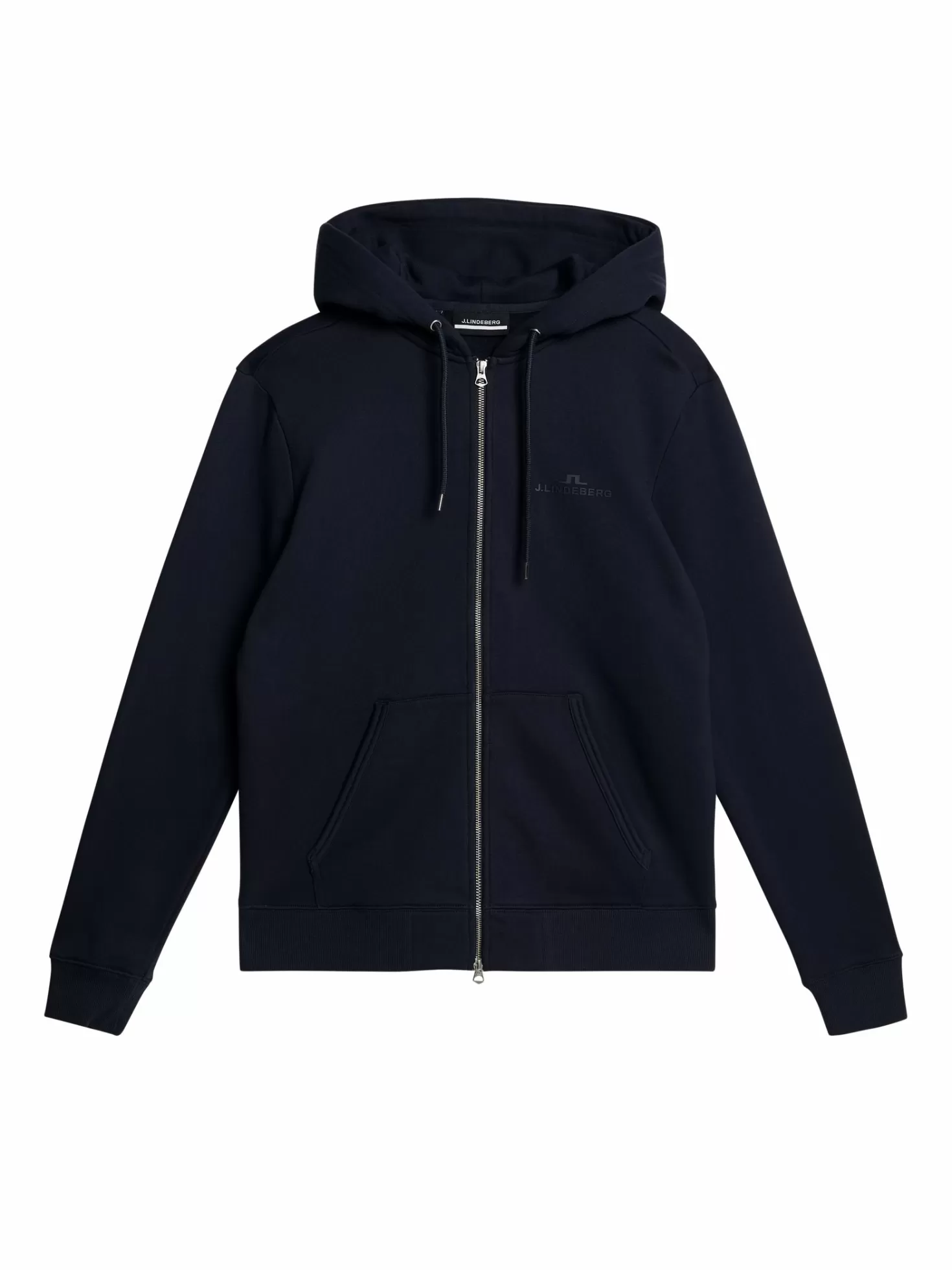 Tröjor | Hoodies<J.Lindeberg Alpha Zip Hood Jl Navy