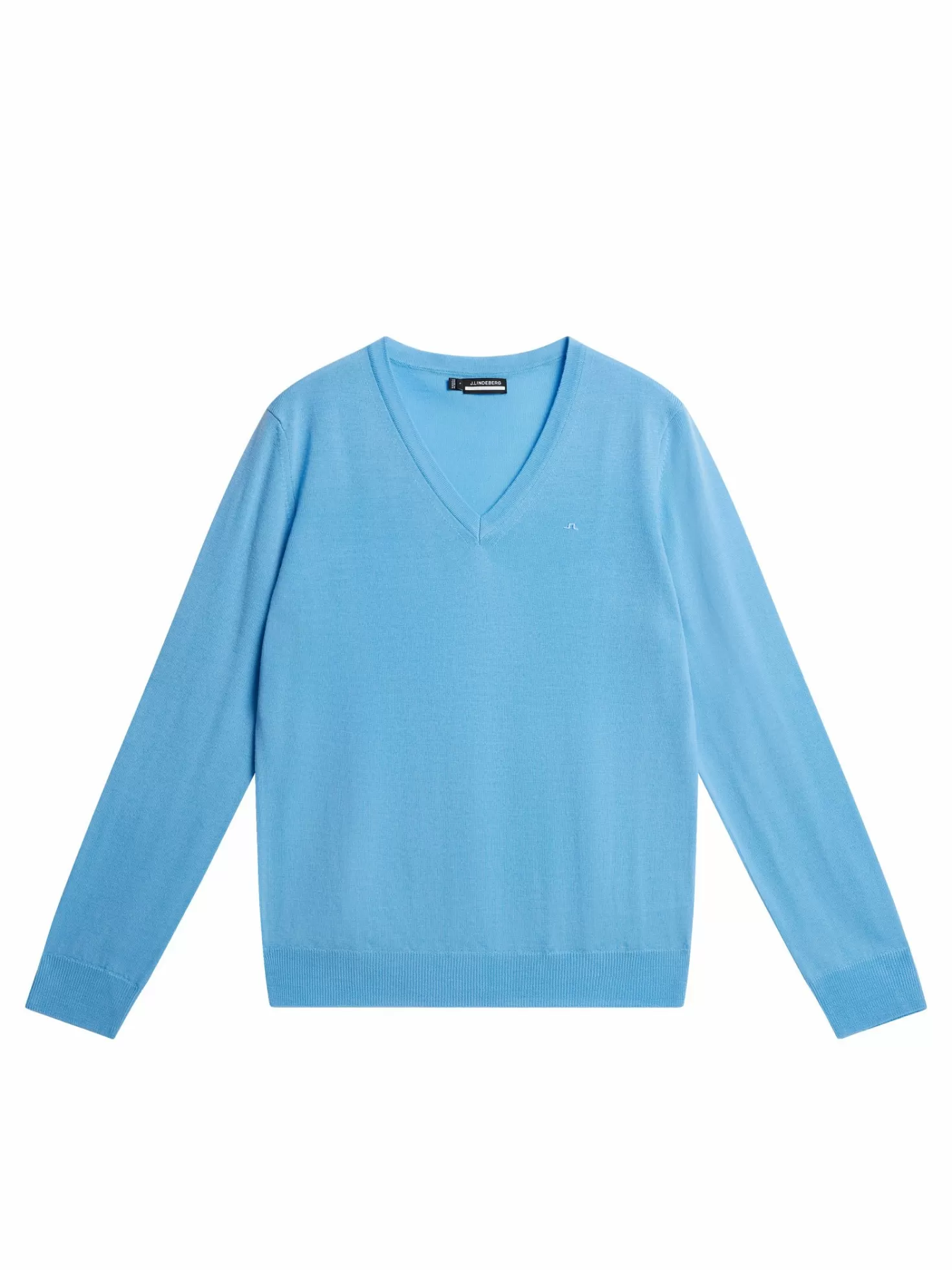 Stickat<J.Lindeberg Amaya Knitted Sweater Little Boy Blue