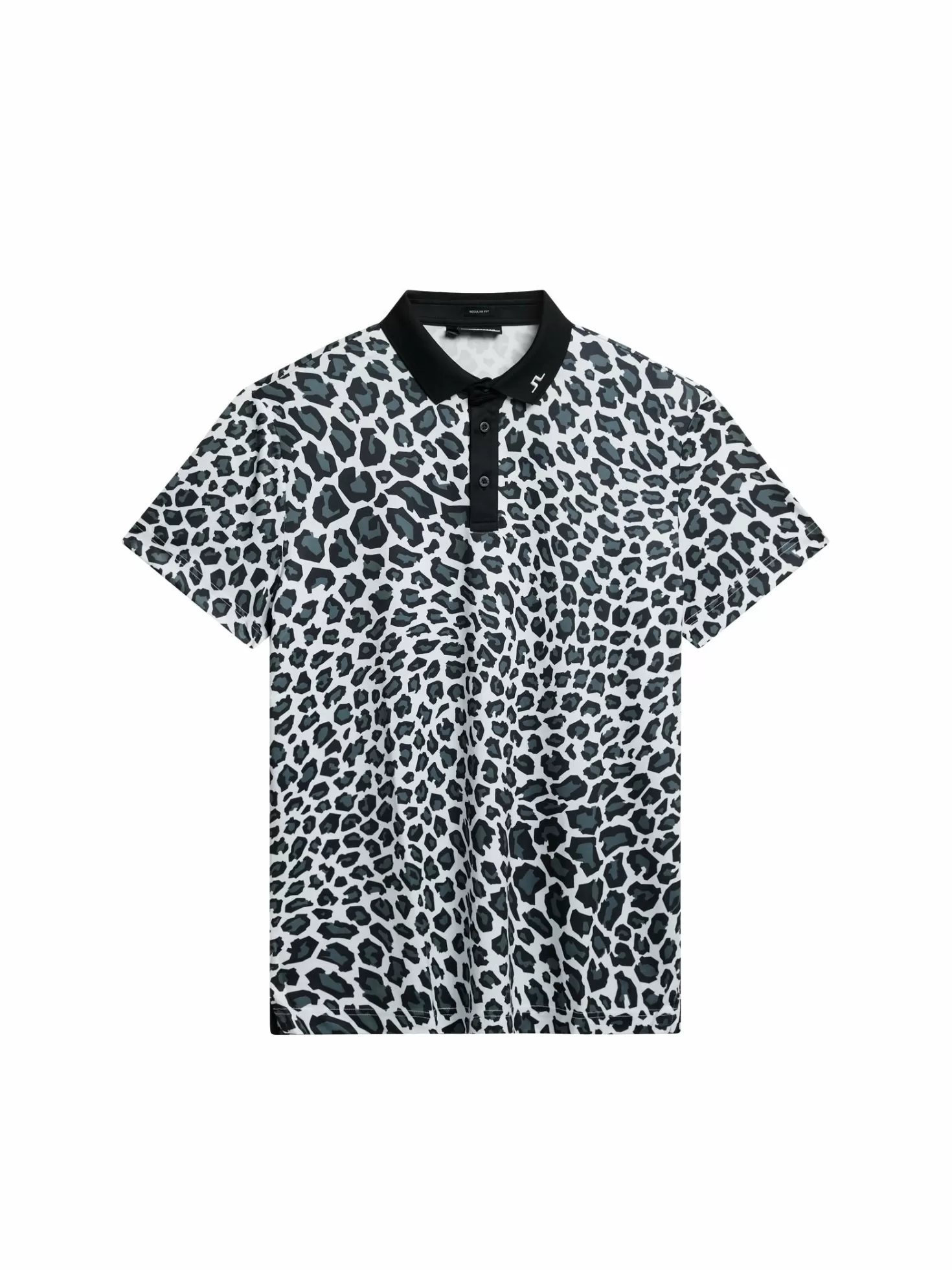 Polotröjor<J.Lindeberg Arthur Regular Print Polo Bw Leopard