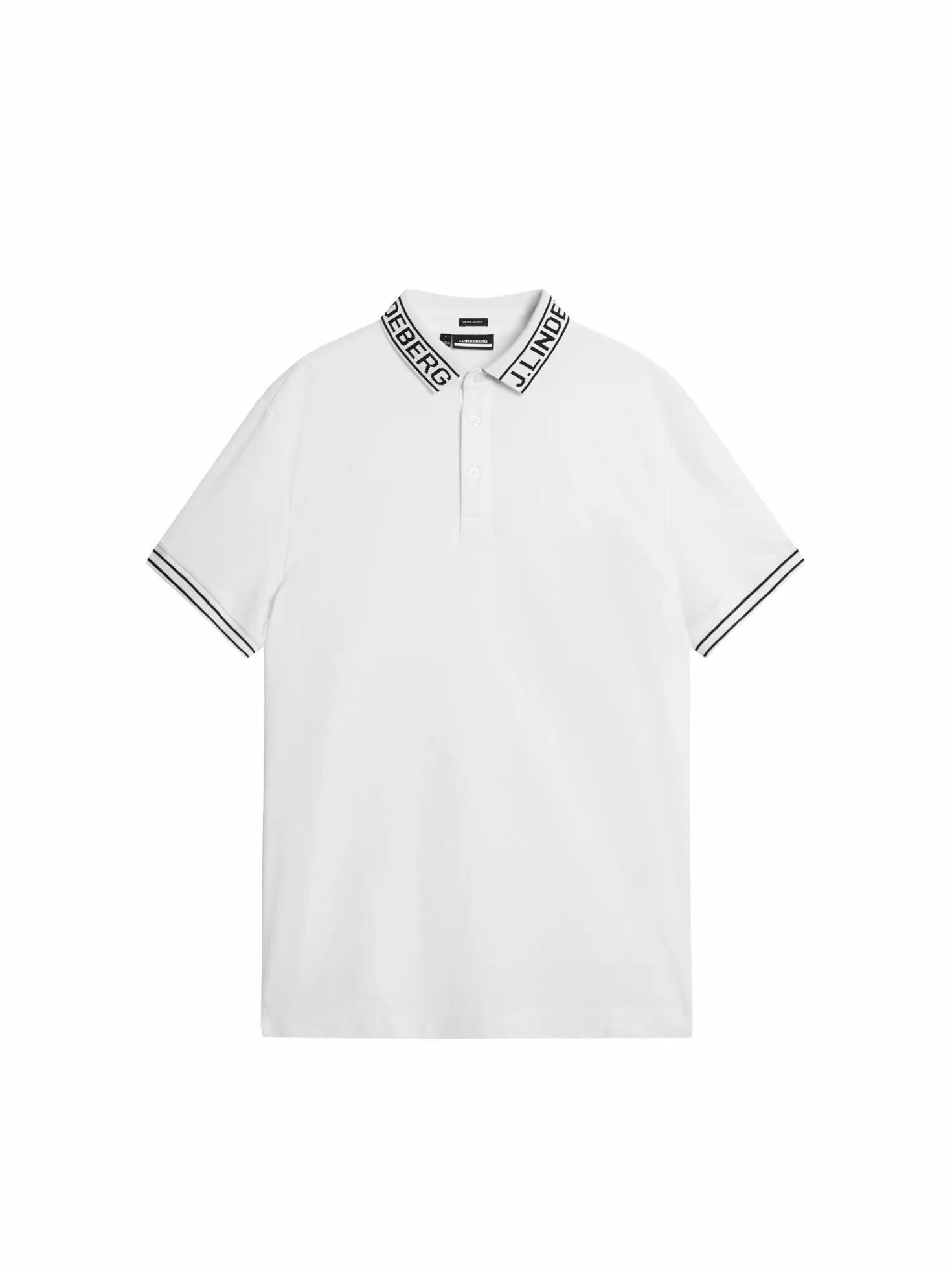 Polotröjor<J.Lindeberg Austin Regular Polo White