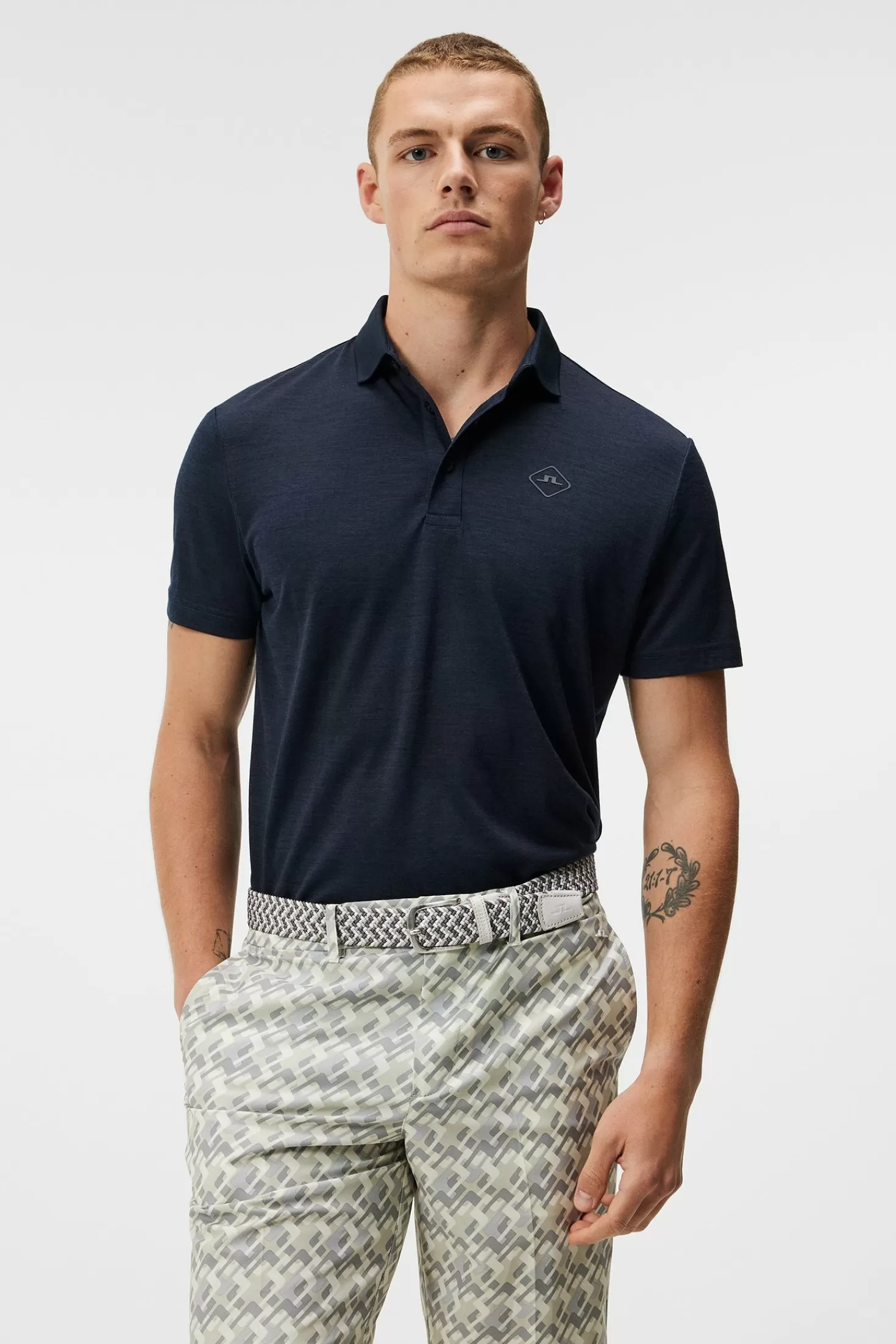 Polotröjor<J.Lindeberg Bax Regular Fit Polo Jl Navy