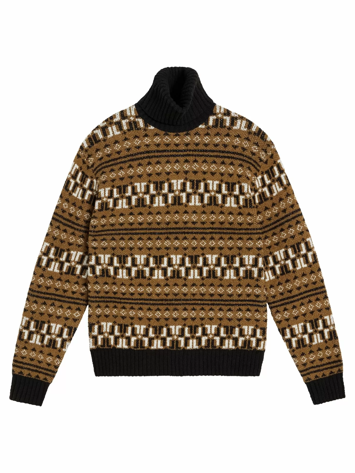 Stickat<J.Lindeberg Bearclaw Turtle Neck Sweater Butternut