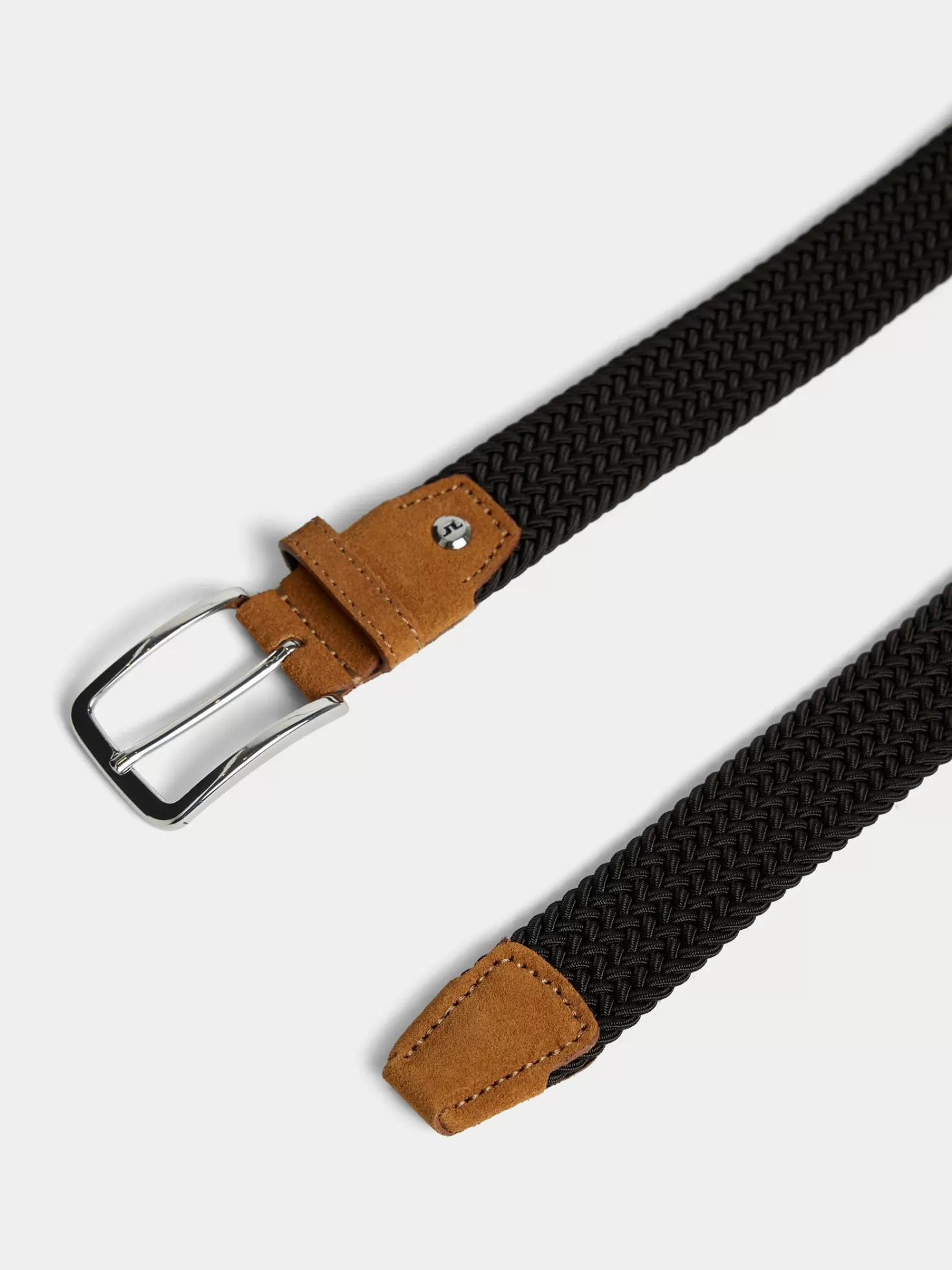 Bälten<J.Lindeberg Ben Braided Elastic Belt Jl Navy