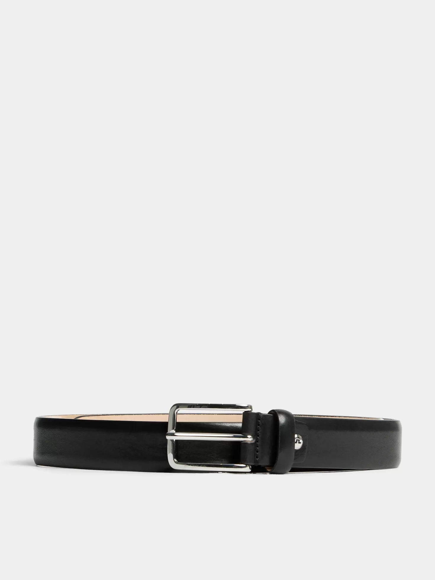 Bälten<J.Lindeberg Bill Leather Belt Black