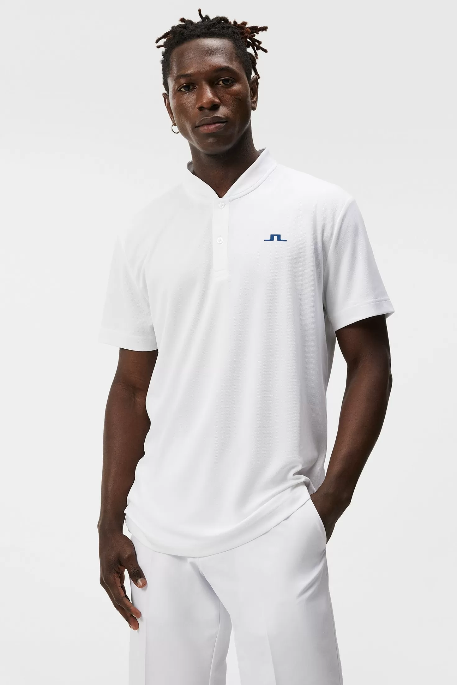 Polotröjor<J.Lindeberg Bode Regular Fit Polo White