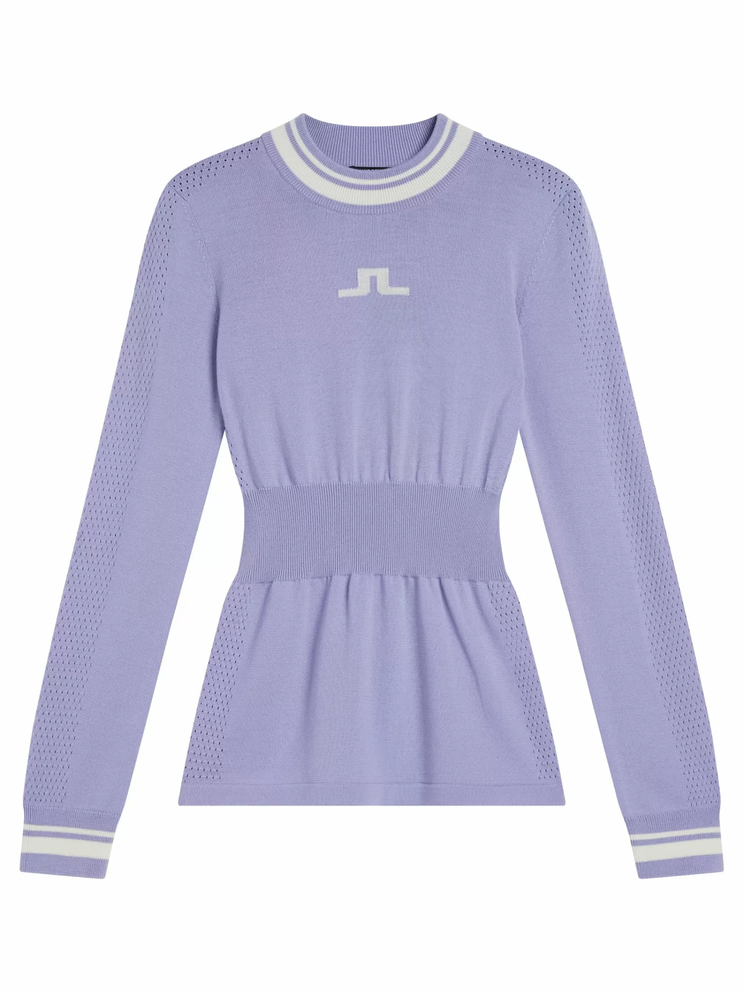 Stickat<J.Lindeberg Bree Knitted Sweater Sweet Lavender