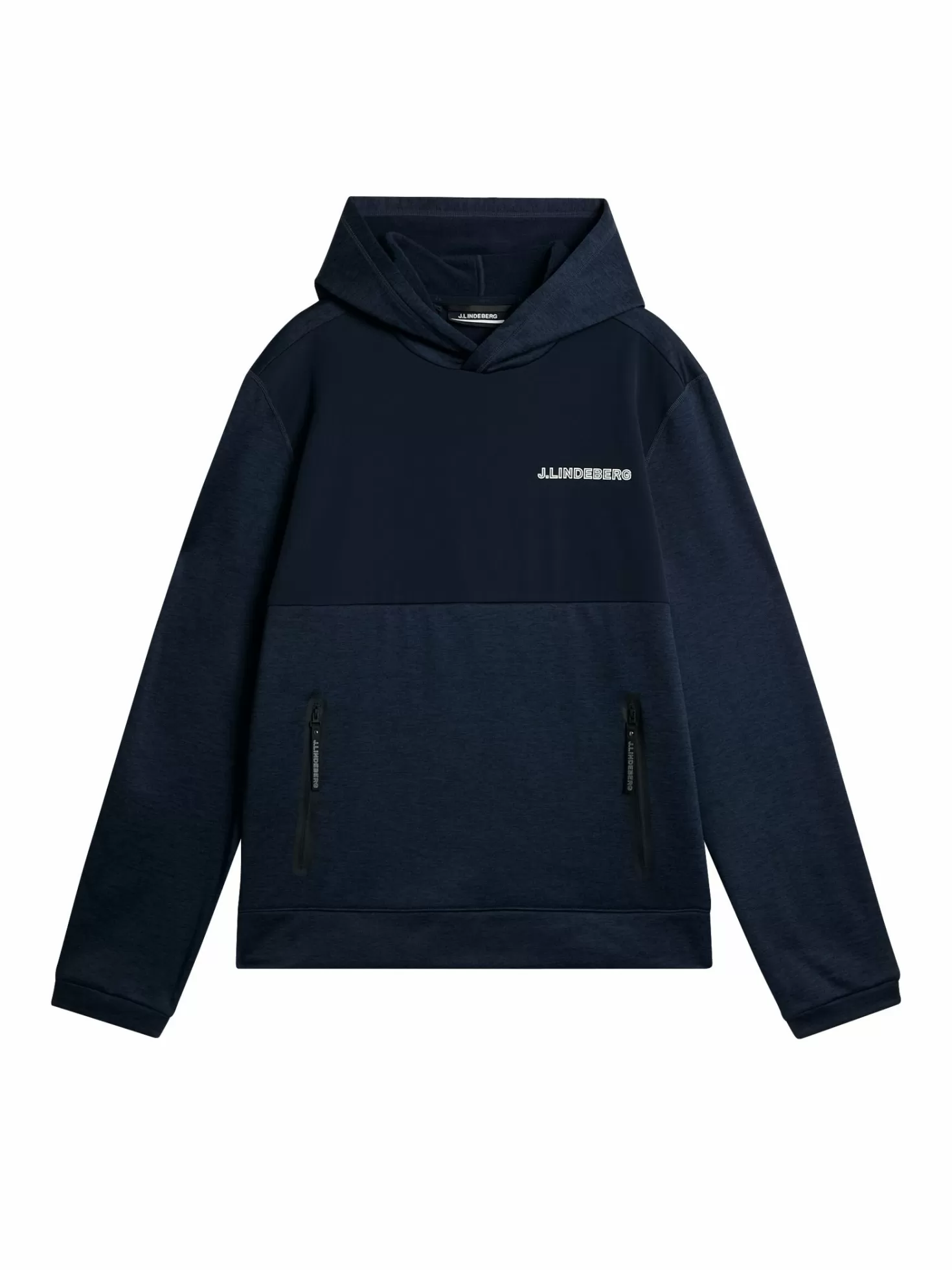 Hoodies<J.Lindeberg Brush Hood Grey Melange