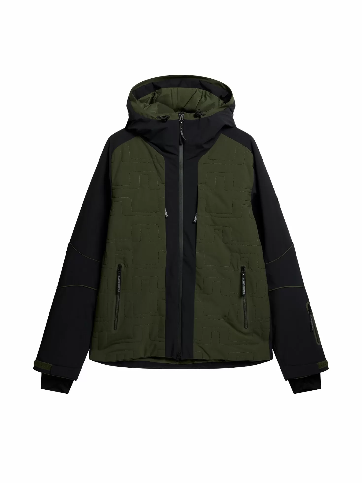 Jackor<J.Lindeberg Brush Hybrid Jacket Forest Green