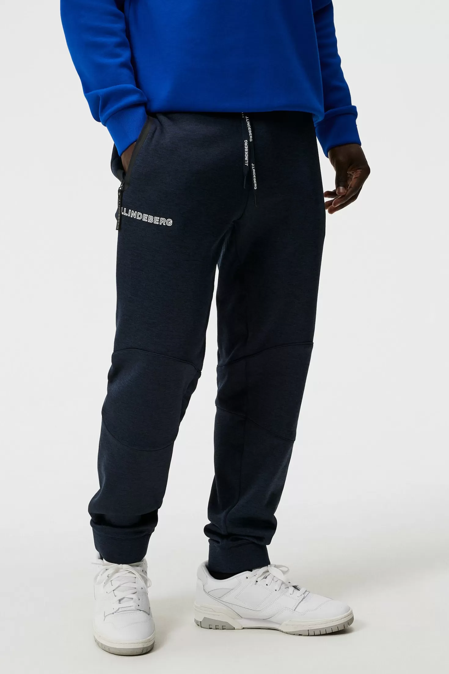 Byxor<J.Lindeberg Brush Sweatpant Jl Navy Melange