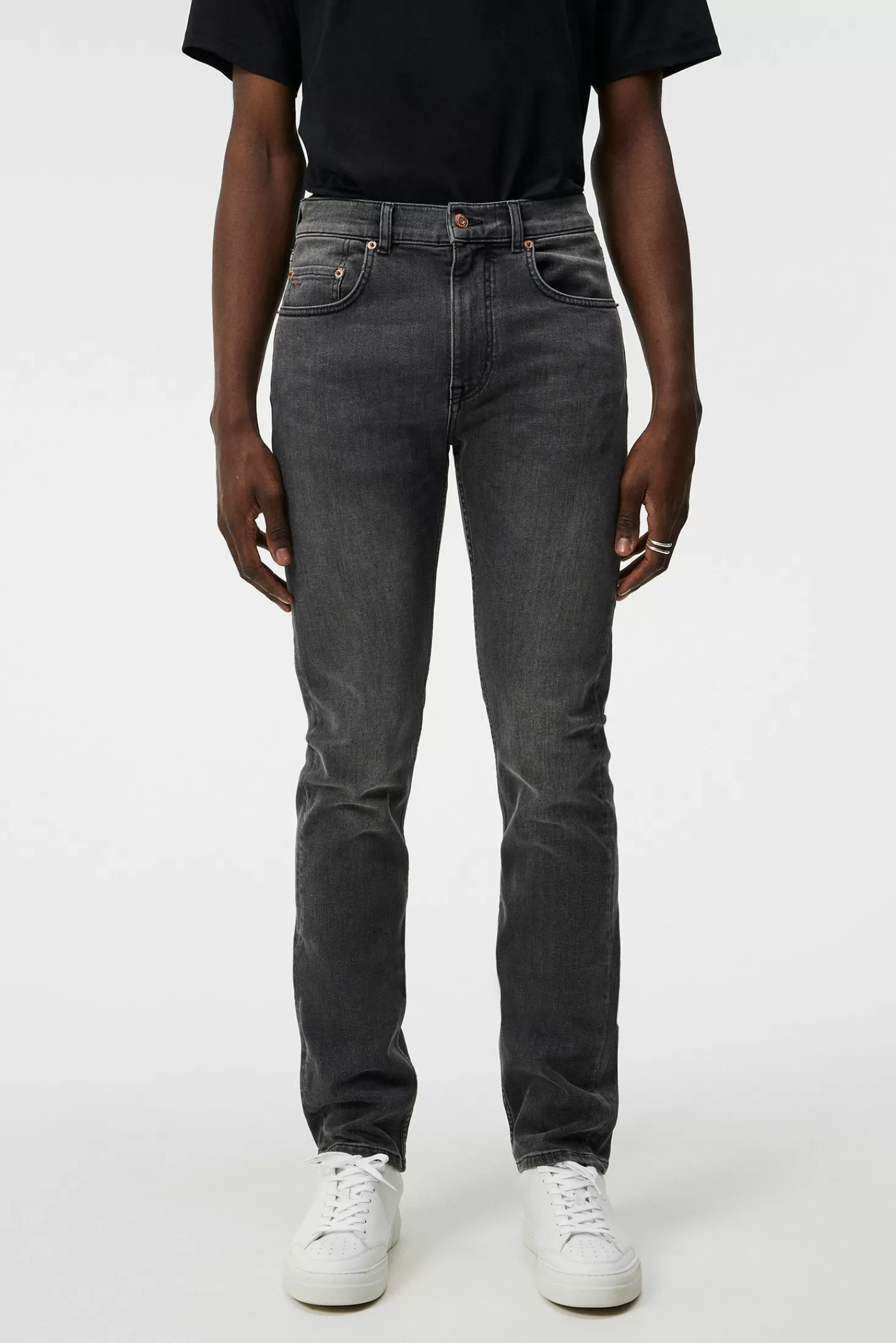 Jeans | Byxor<J.Lindeberg Cedar Slate Wash Jeans Granite Gray