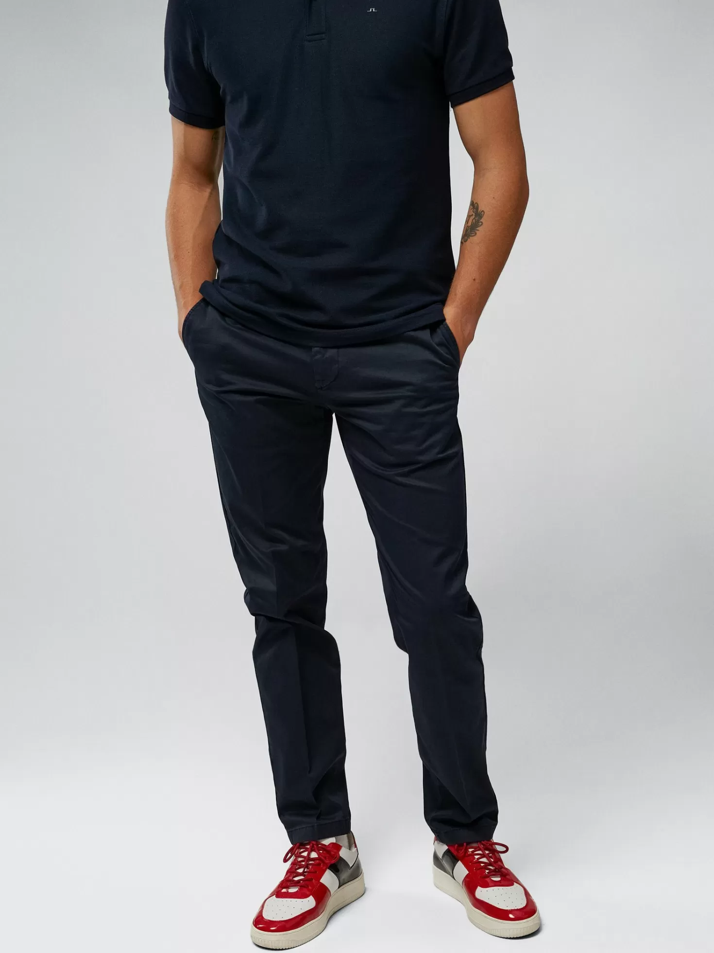 Byxor<J.Lindeberg Chaze Gmd Stretch Pants Jl Navy