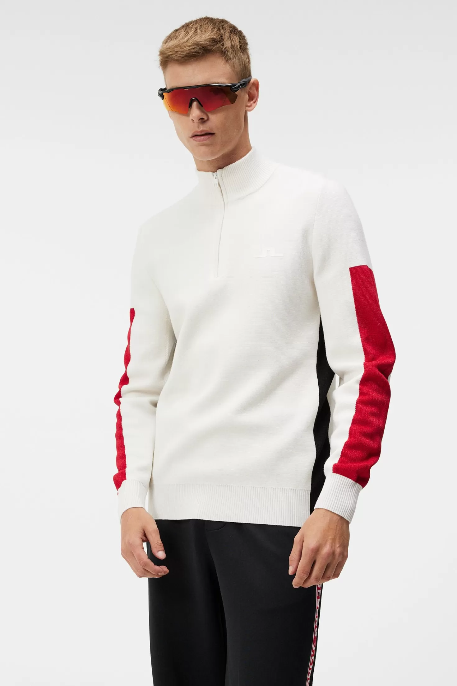 Stickat<J.Lindeberg Clide Knitted Sweater White