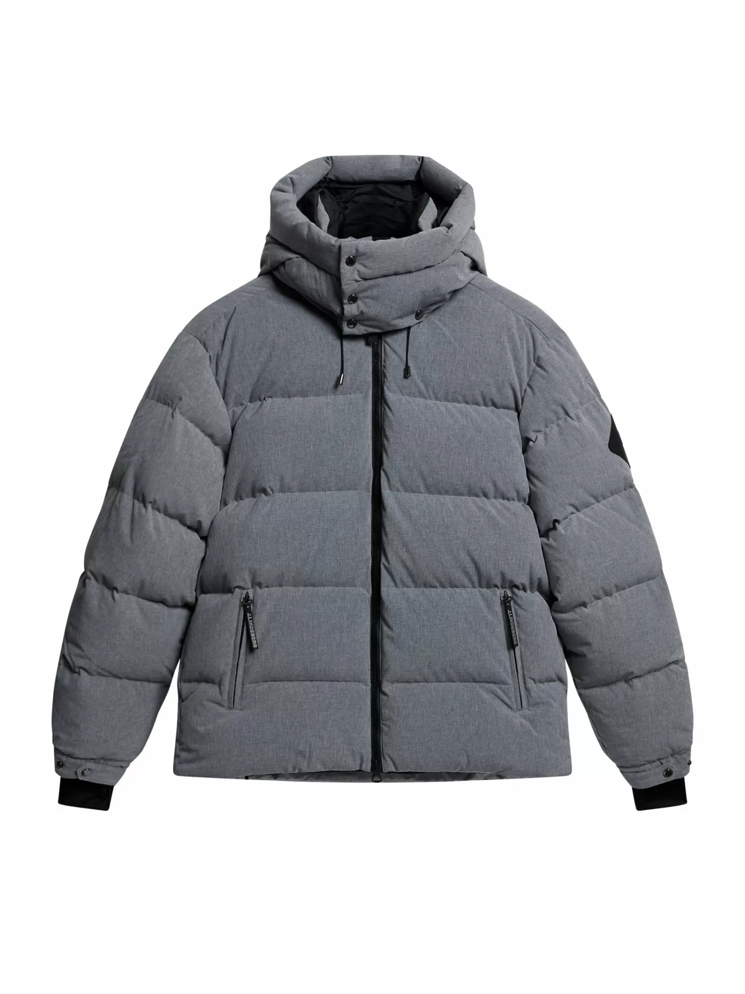 Jackor<J.Lindeberg Creek Down Jacket Melange Medium Grey Melange