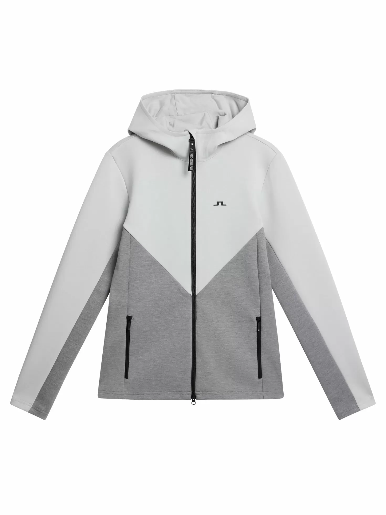 Jackor | Tröjor<J.Lindeberg Crystal Hood Grey Melange