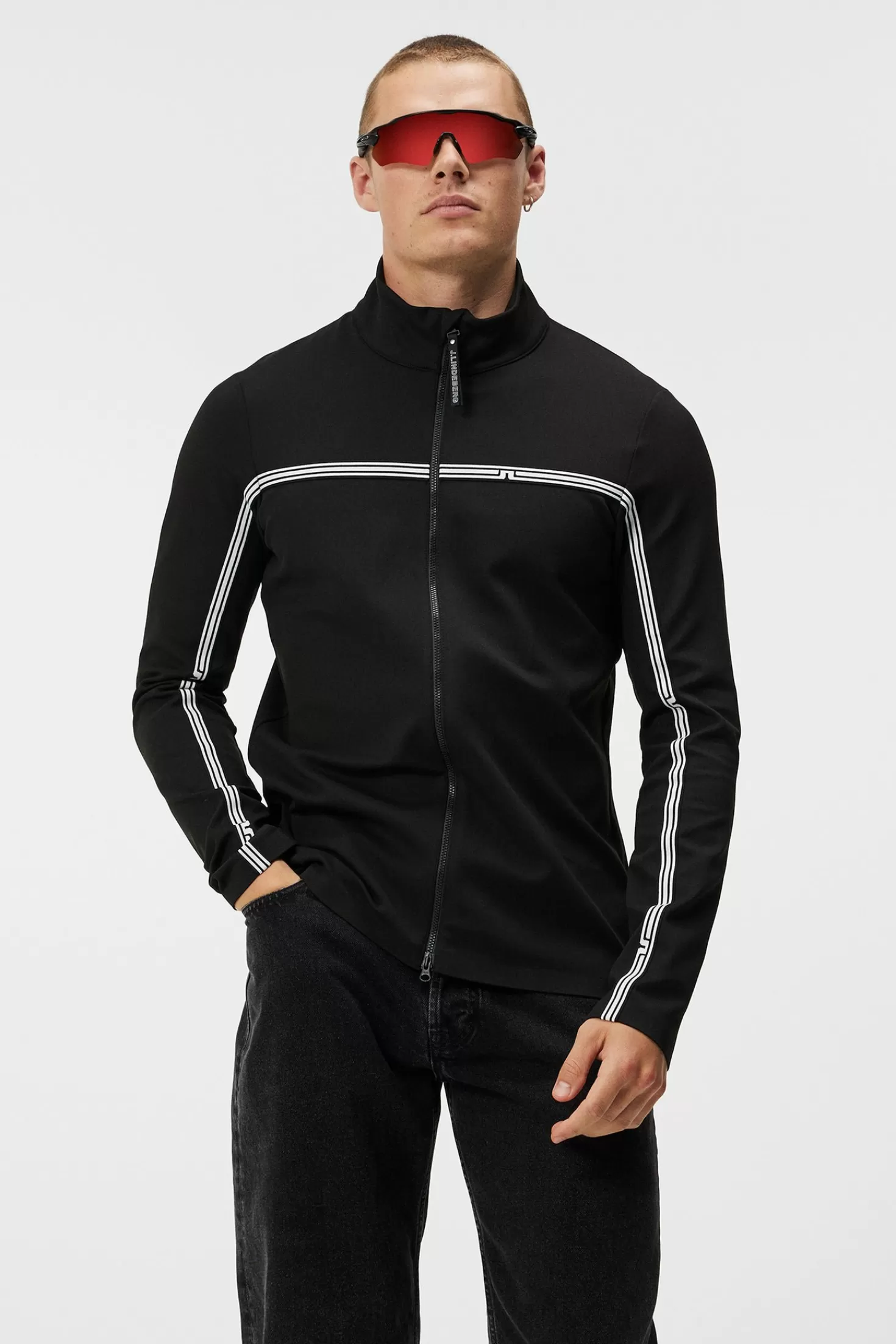 Bas- och mellanlager<J.Lindeberg Dallas Mid Layer Black