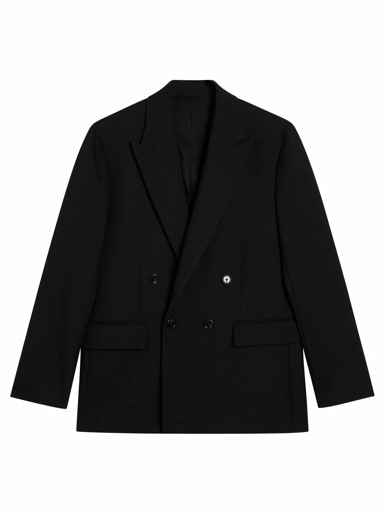 Blazers | Jackor<J.Lindeberg David U Double Weave Blazer Black