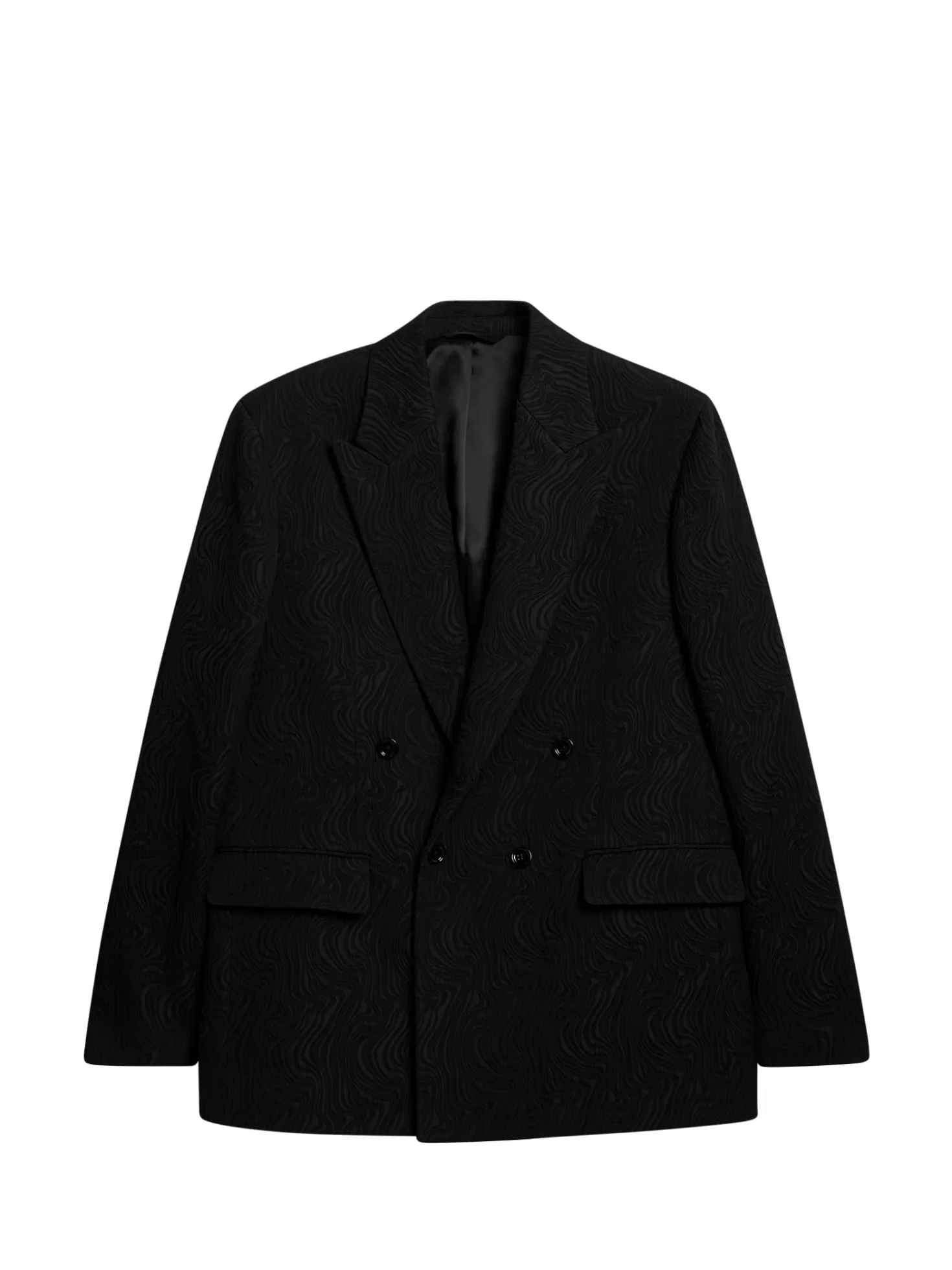 Blazers<J.Lindeberg David U Jacquard Swirl Blazer Black