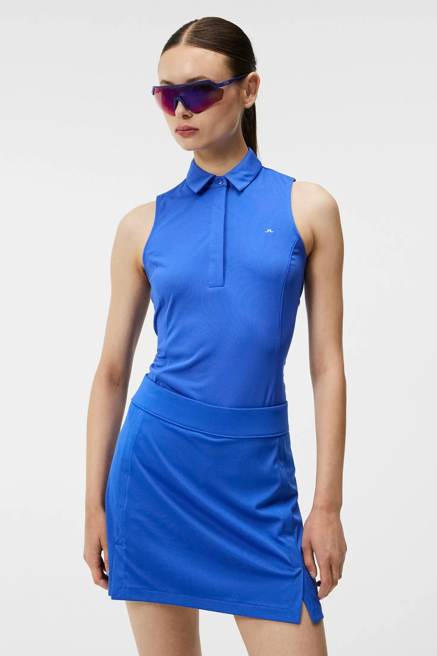 Polotröjor<J.Lindeberg Dena Sleeveless Top Estate Blue