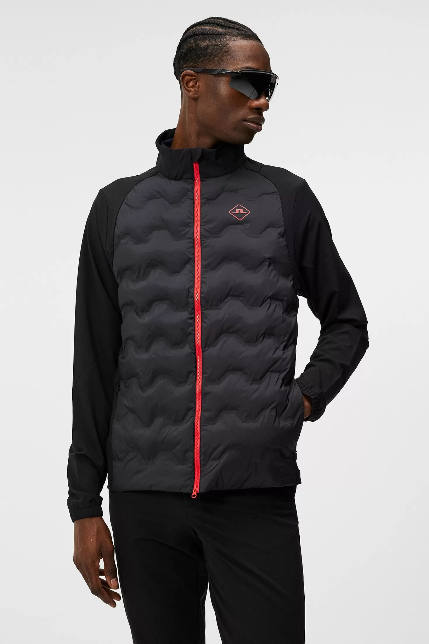 Jackor<J.Lindeberg Dexter Hybrid Jacket Black