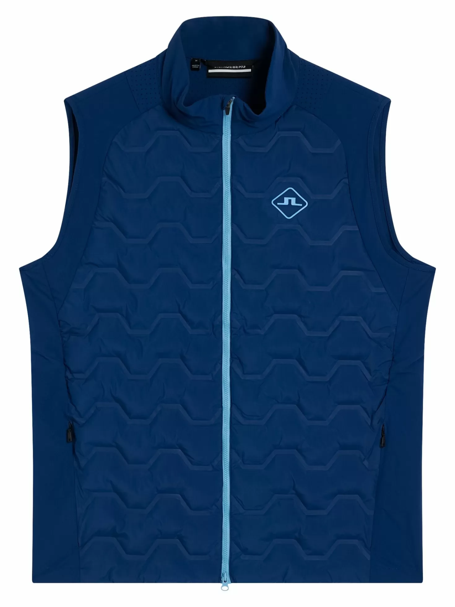 Jackor | Gilets<J.Lindeberg Dexter Hybrid Vest Estate Blue