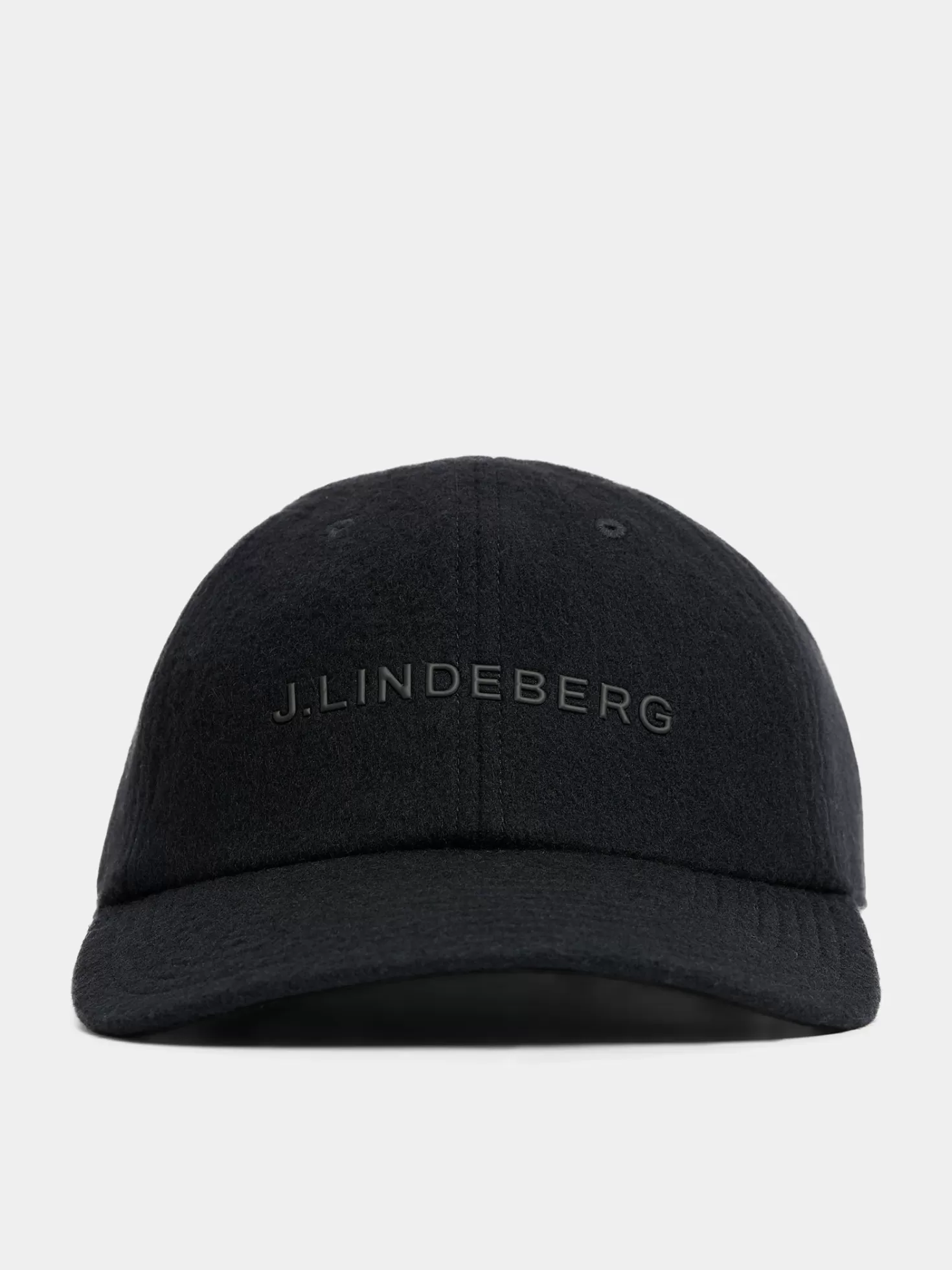 Värmetillbehör | Kepsar<J.Lindeberg Elijah Flat Wool Logo Cap Black