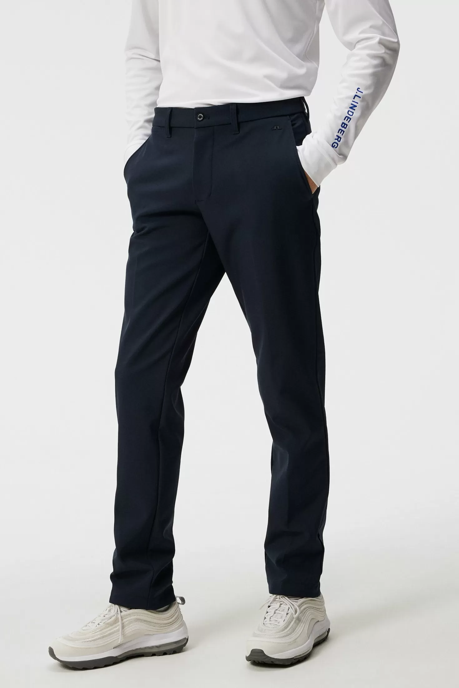 Byxor<J.Lindeberg Ellott Bonded Fleece Pant Jl Navy