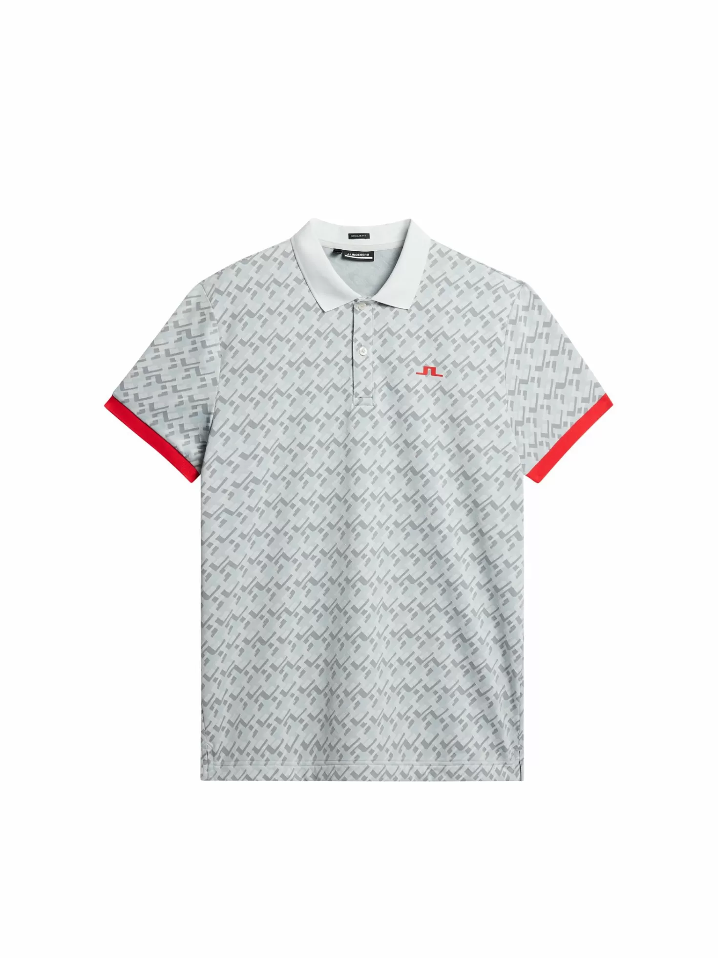 Polotröjor<J.Lindeberg Femi Regular Fit Polo Jl Micro Bridge Grey