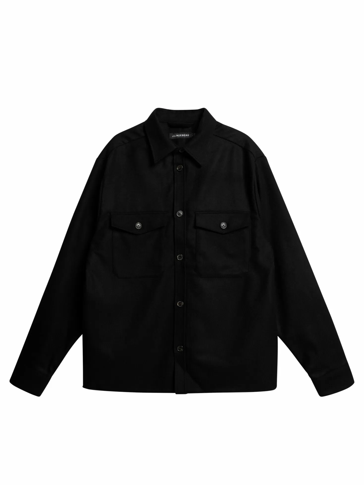 Jackor | Övertröjor<J.Lindeberg Flat Wool Overshirt Chipmunk