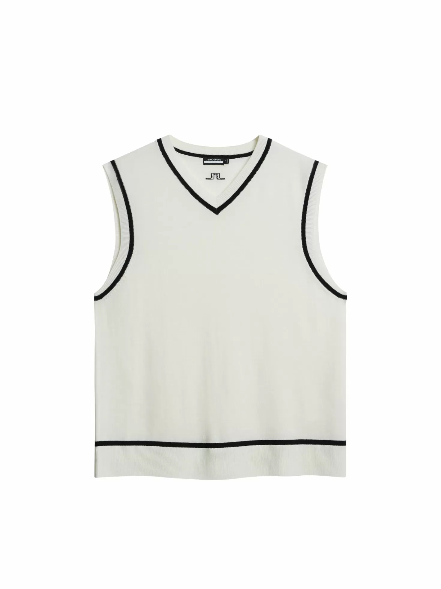 Stickat<J.Lindeberg Fraser Knitted Vest White