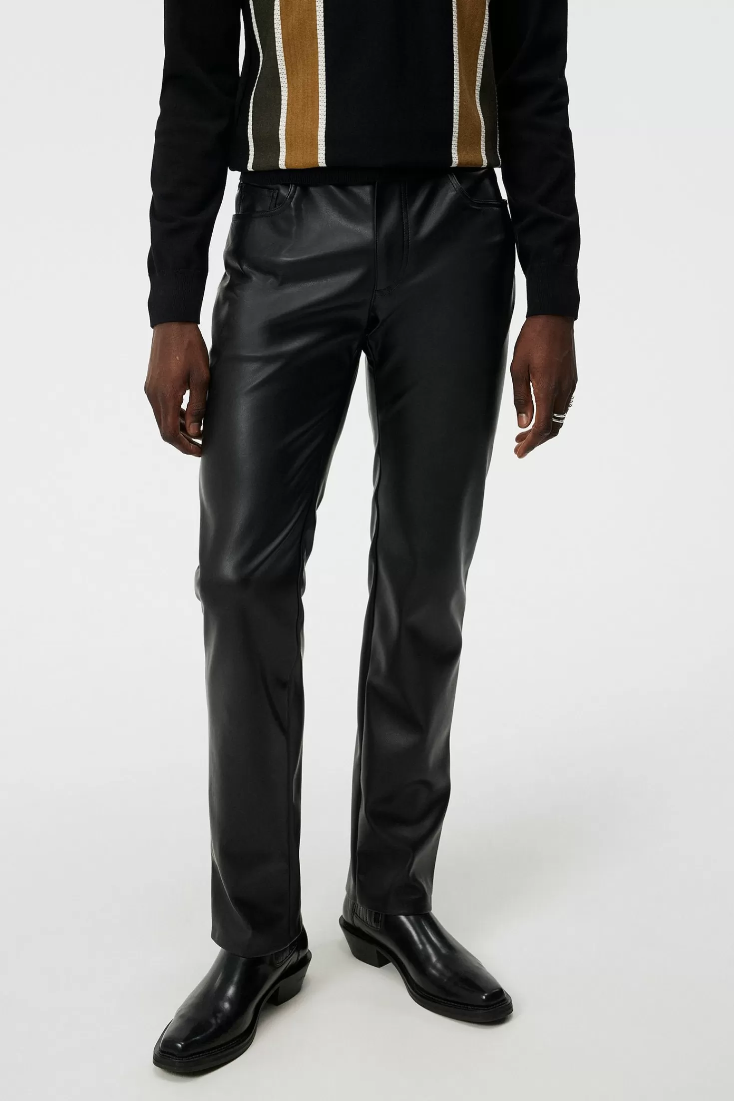 Byxor<J.Lindeberg Garcia Leather Pants Black