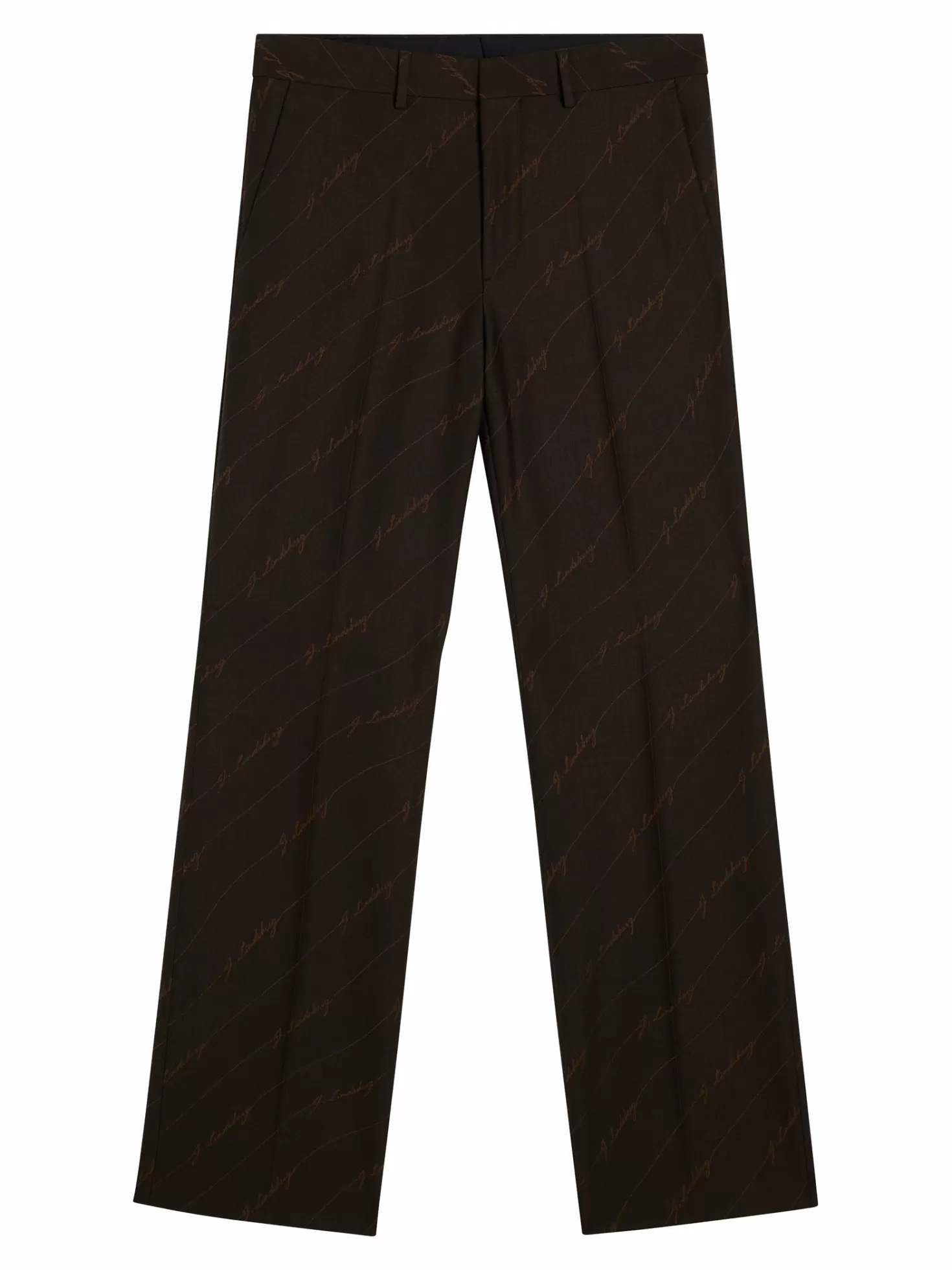 Skräddarsydda byxor | Byxor<J.Lindeberg Gomor Brown Stripe Pants Delicioso