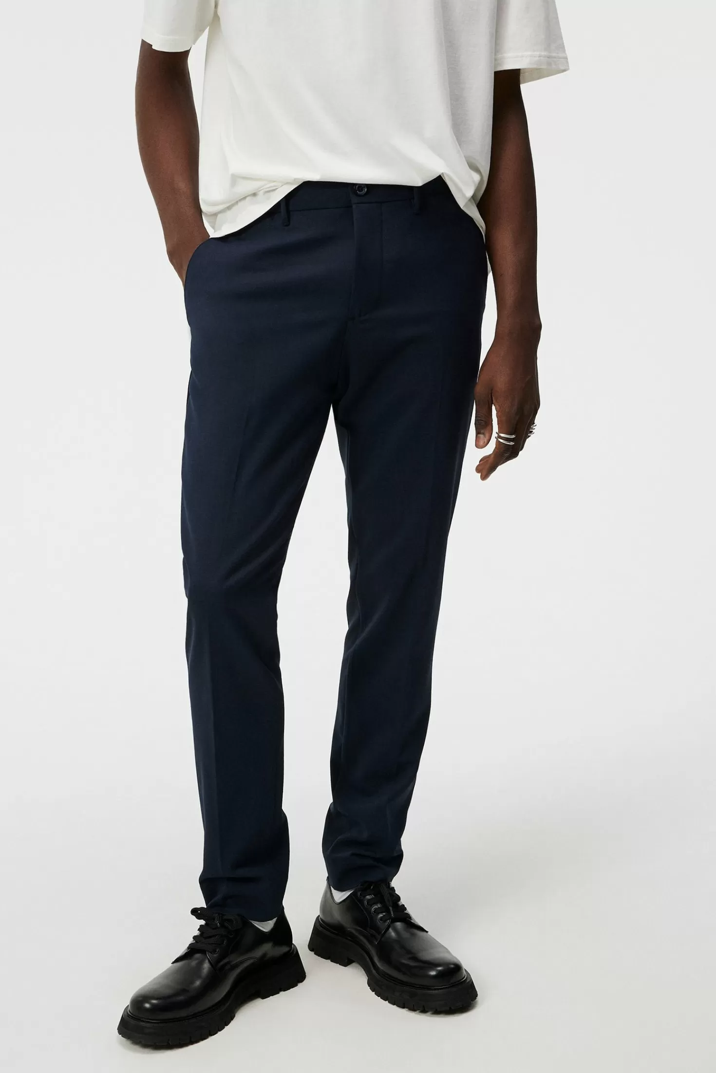 Skräddarsydda byxor | Byxor<J.Lindeberg Grant Stretch Twill Pants Jl Navy