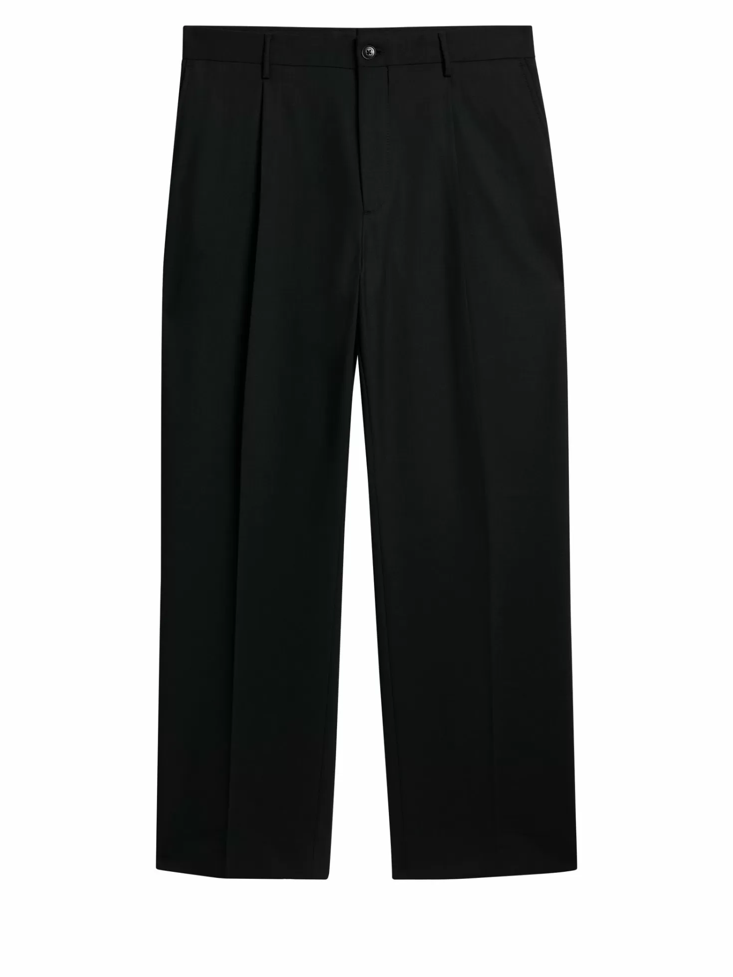 Byxor | Skräddarsydda byxor<J.Lindeberg Haij Twill Pleated Pants Black