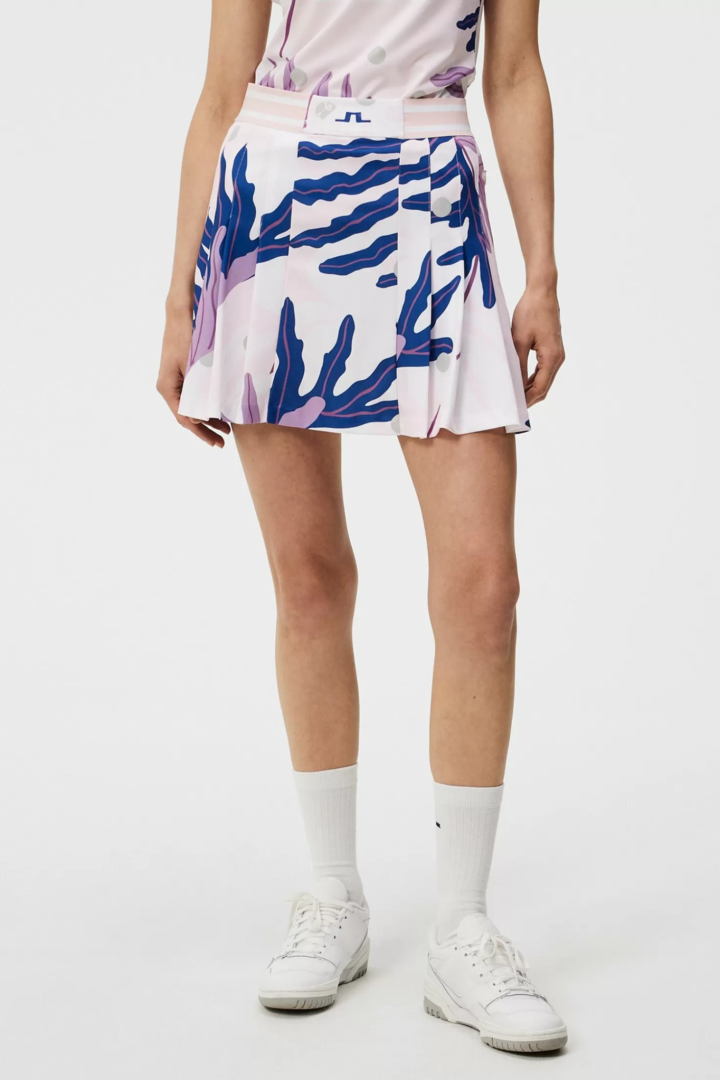 Kjolar<J.Lindeberg Harlow Print Skirt Paradise Monstera Pink