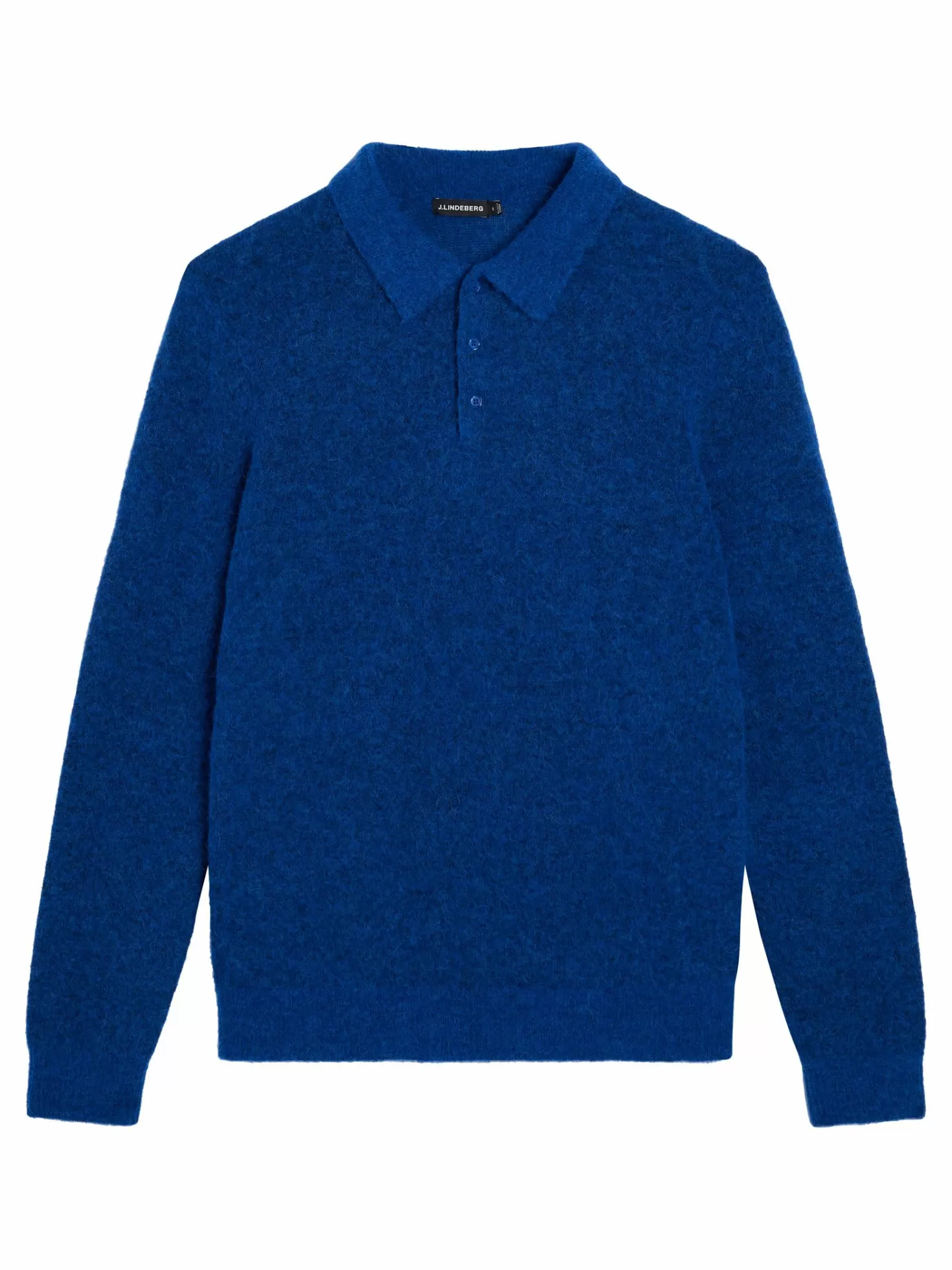 Stickat<J.Lindeberg Hayden Hairy Polo Knit Surf The Web