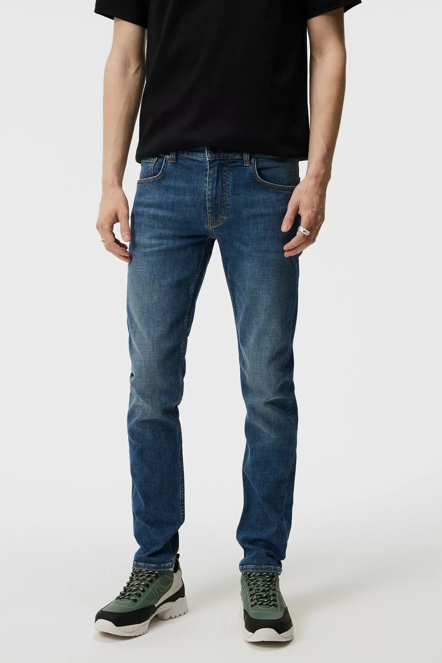 Jeans<J.Lindeberg Jay Active Mid Indigo Jeans Mid Blue