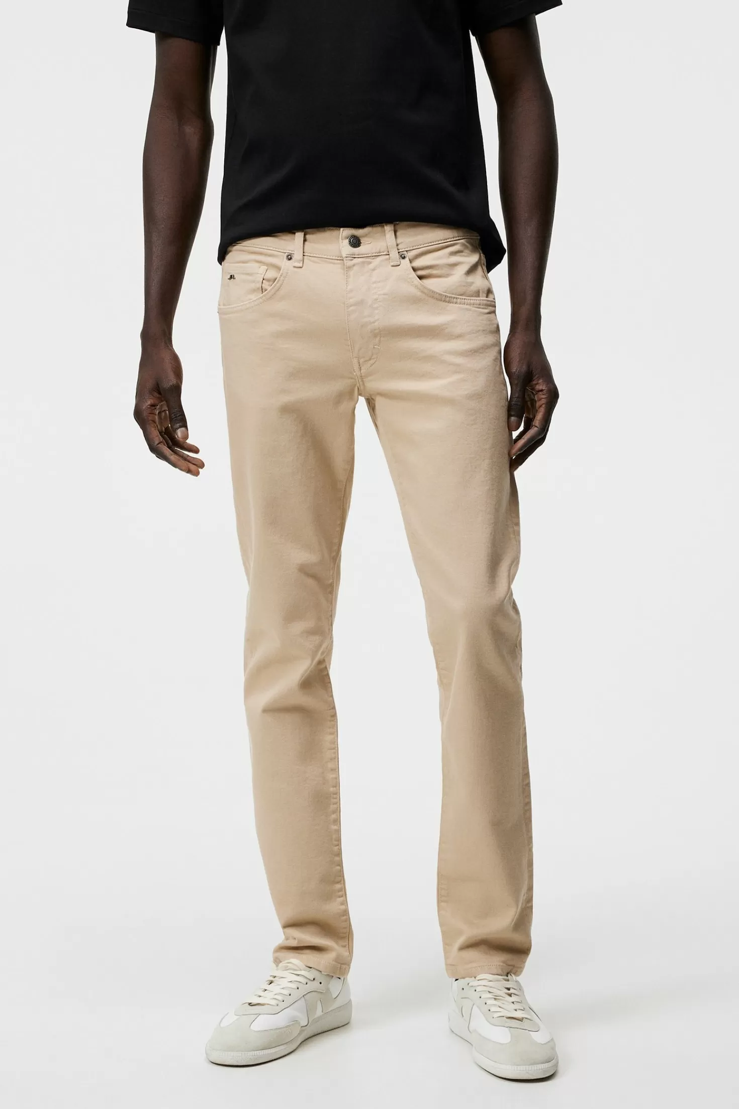 Jeans<J.Lindeberg Jay-Solid Stretch Oxford Tan