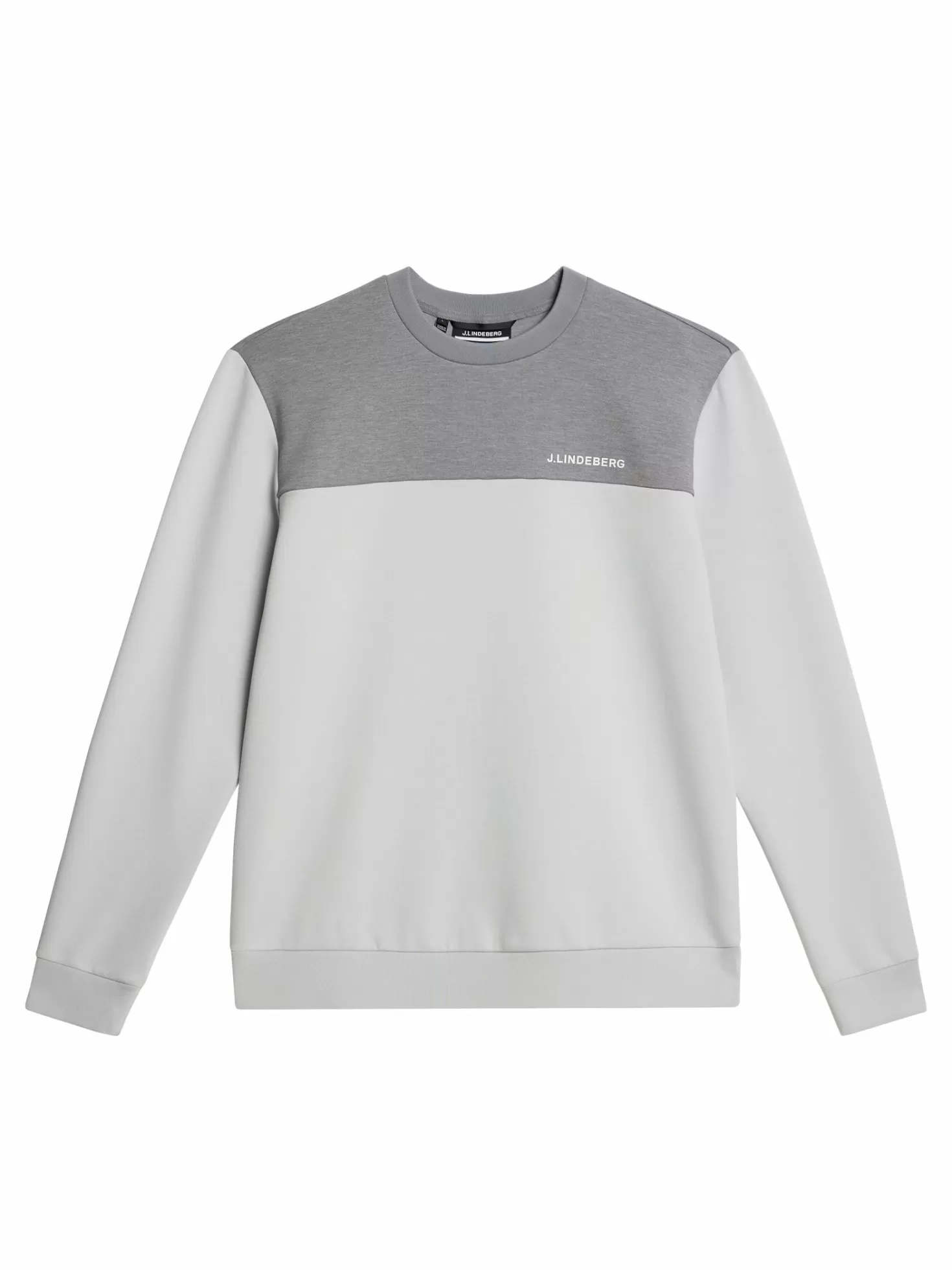 Tröjor<J.Lindeberg Jeff Crew Neck Light Grey Melange