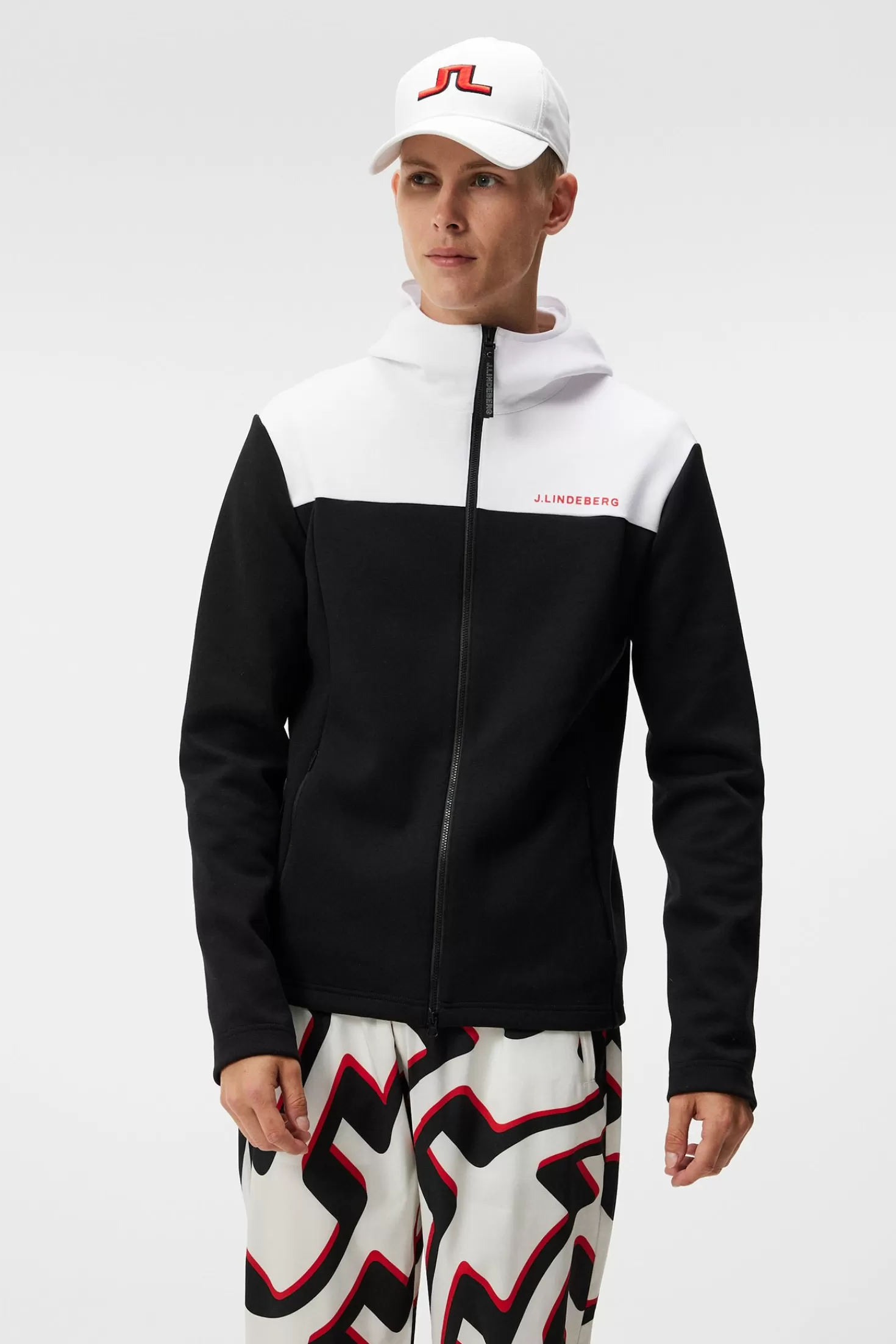 Hoodies<J.Lindeberg Jeff Hood White