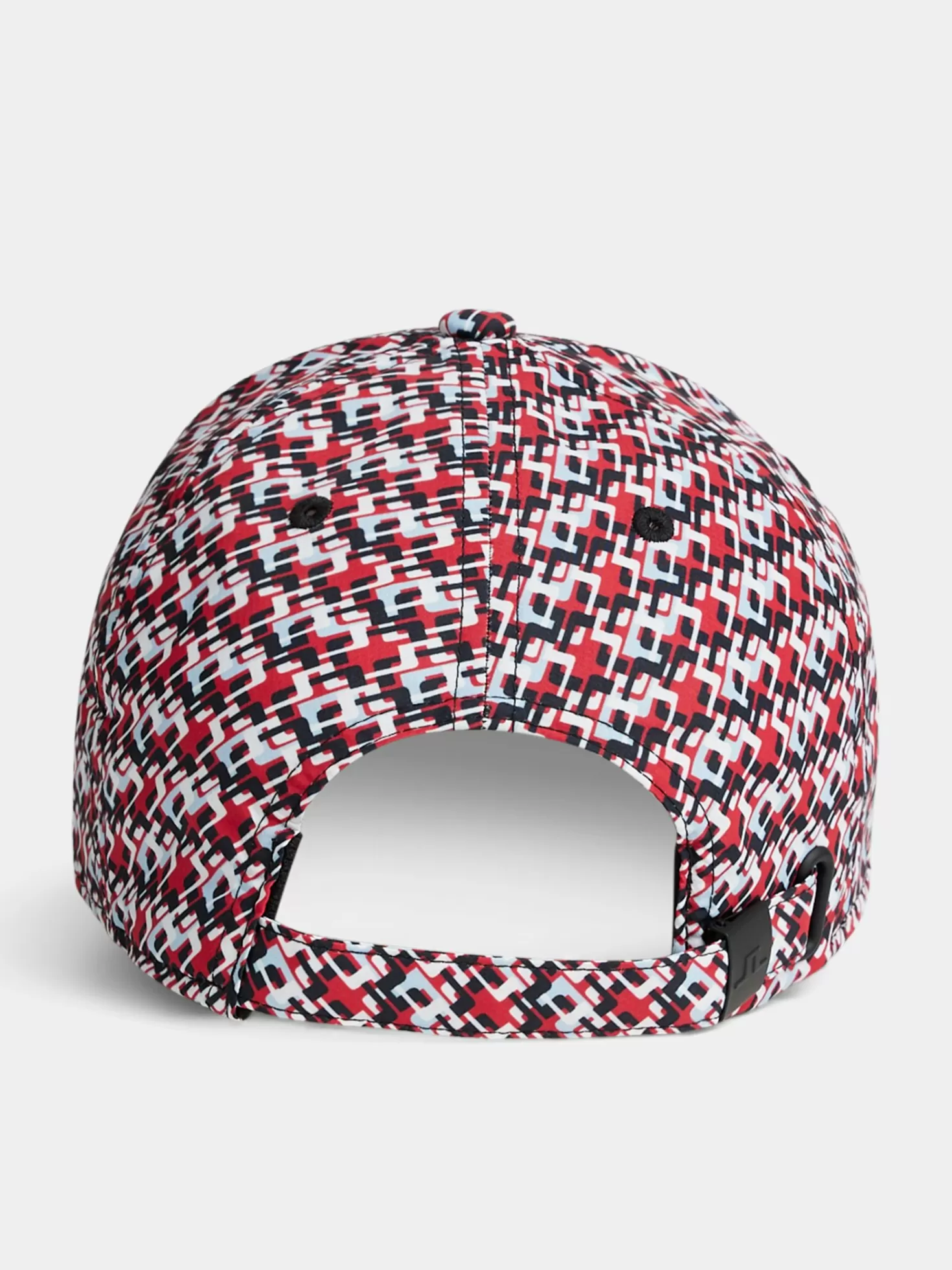 Kepsar<J.Lindeberg Jim Print Cap Micro Bridge Cherry