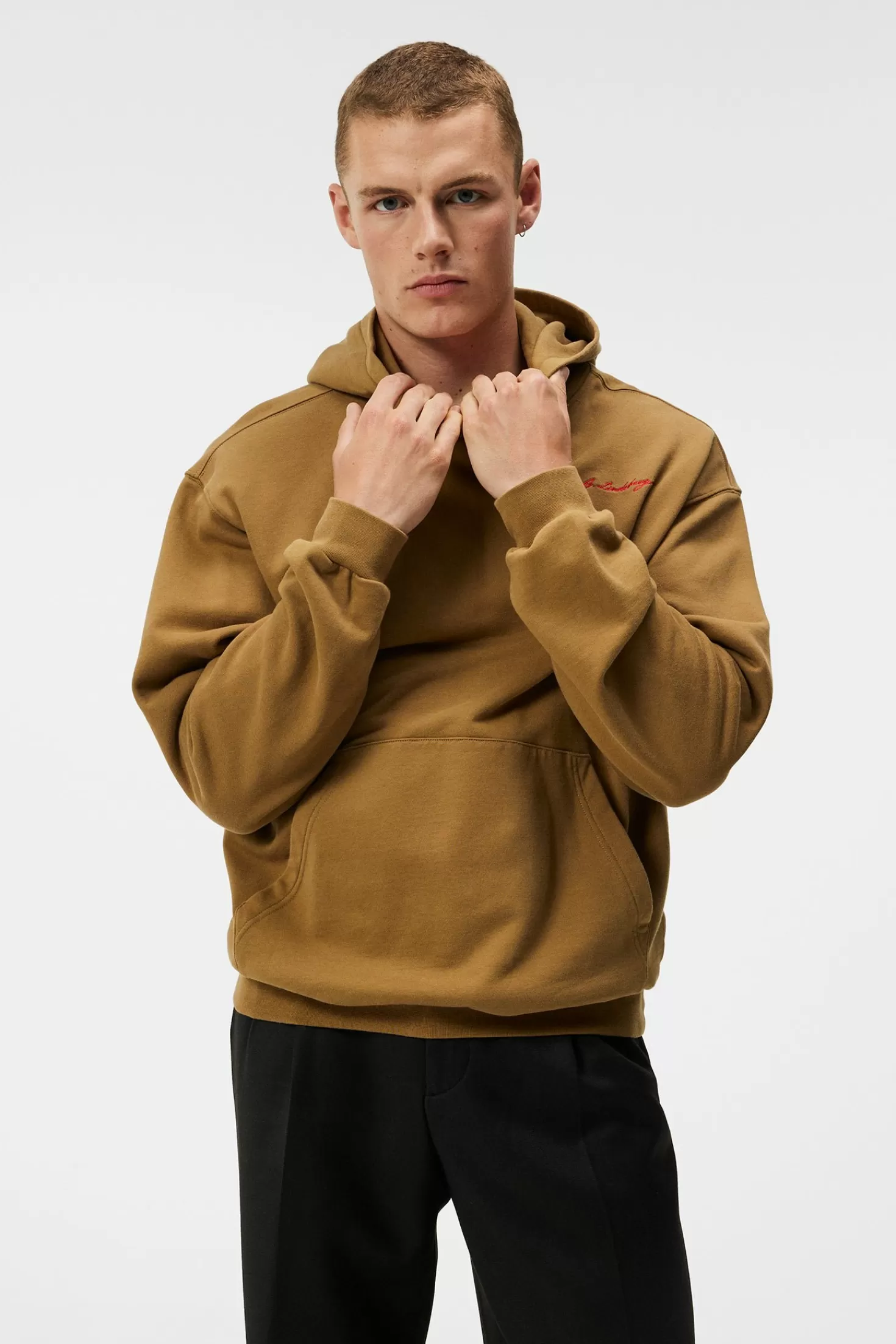 Tröjor | Hoodies<J.Lindeberg Karson Graphic Hoodie Butternut