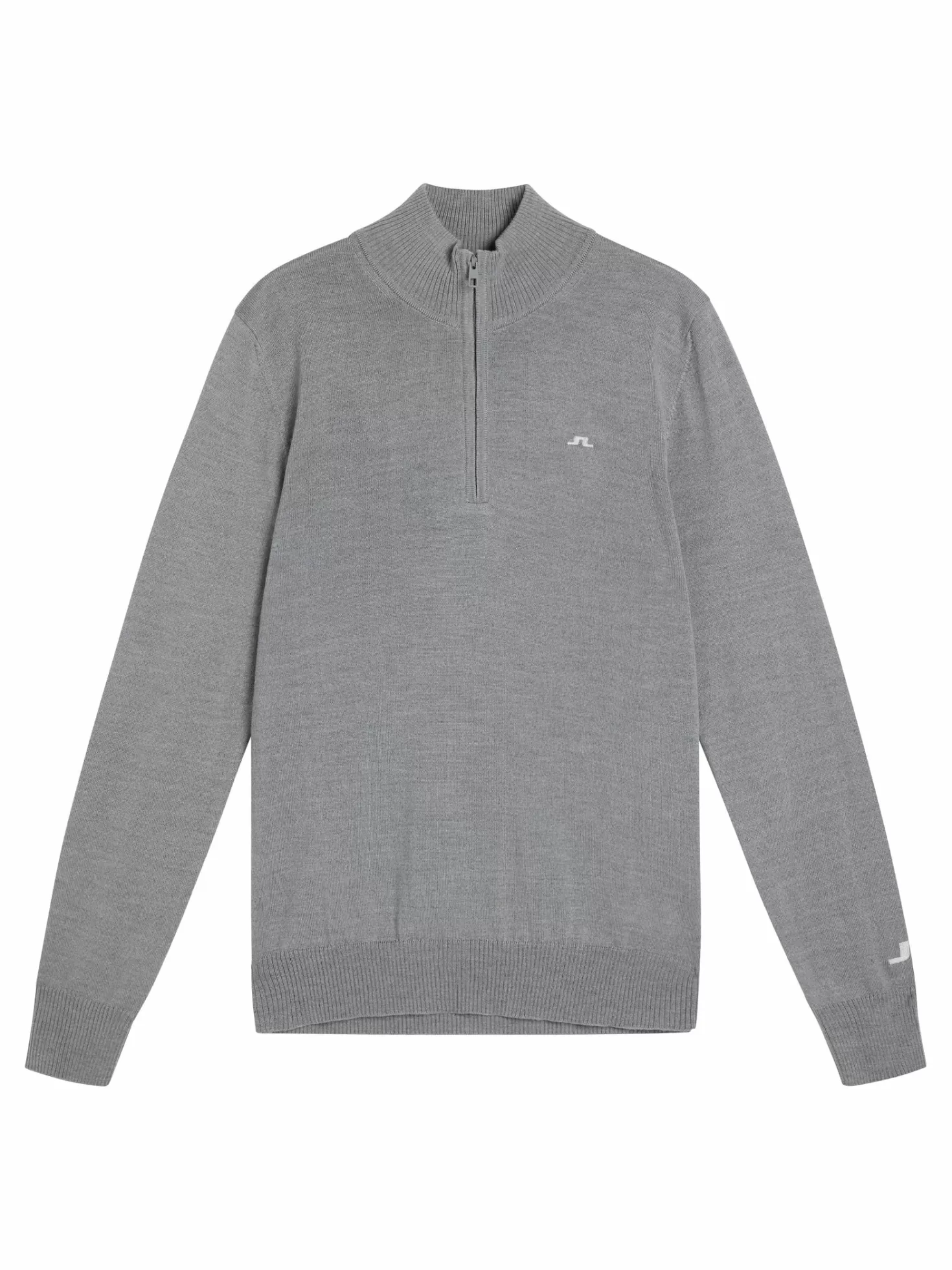 Stickat<J.Lindeberg Kian Knitted Sweater Grey Melange