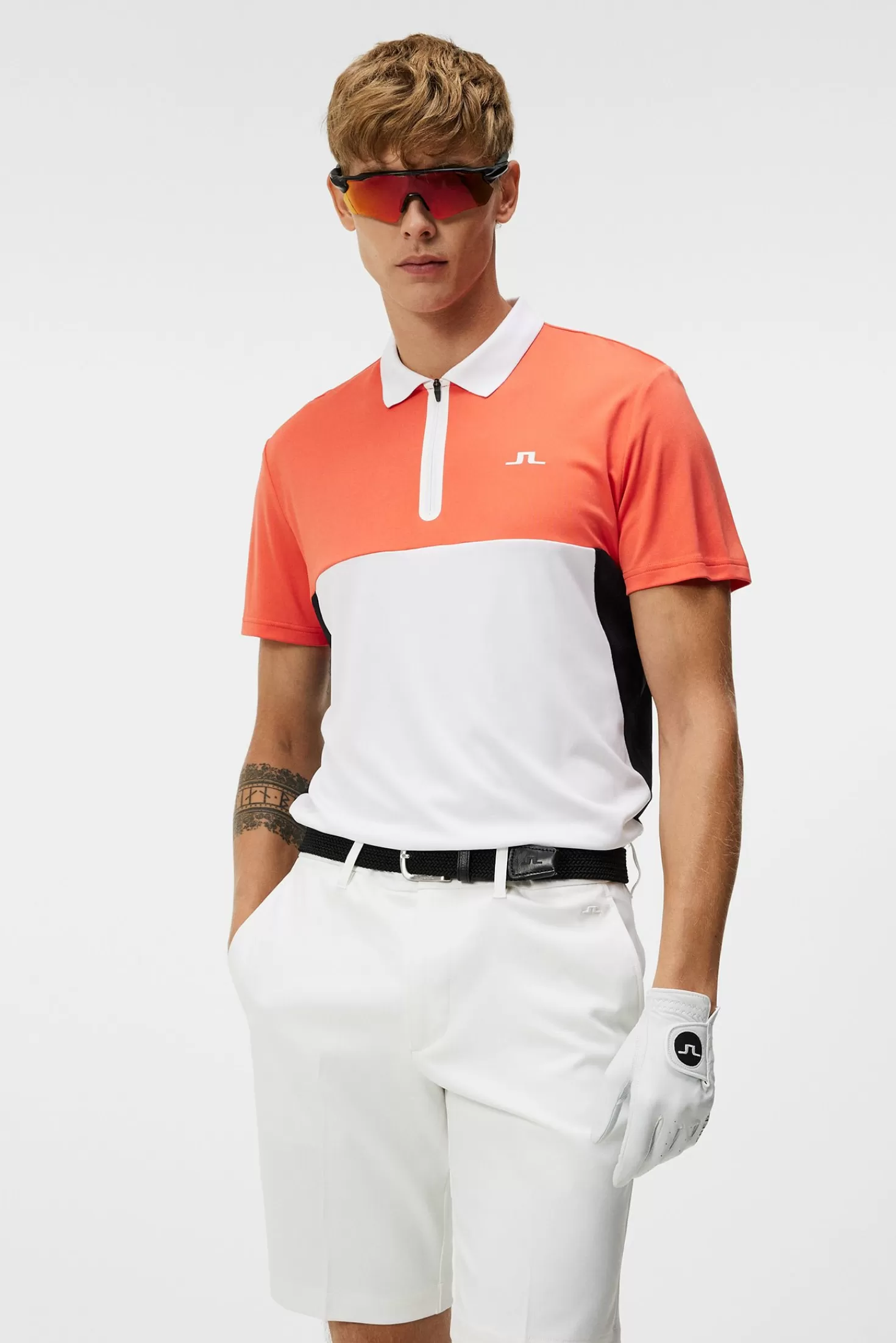 Polotröjor<J.Lindeberg Kohen Reg Fit Polo Hot Coral