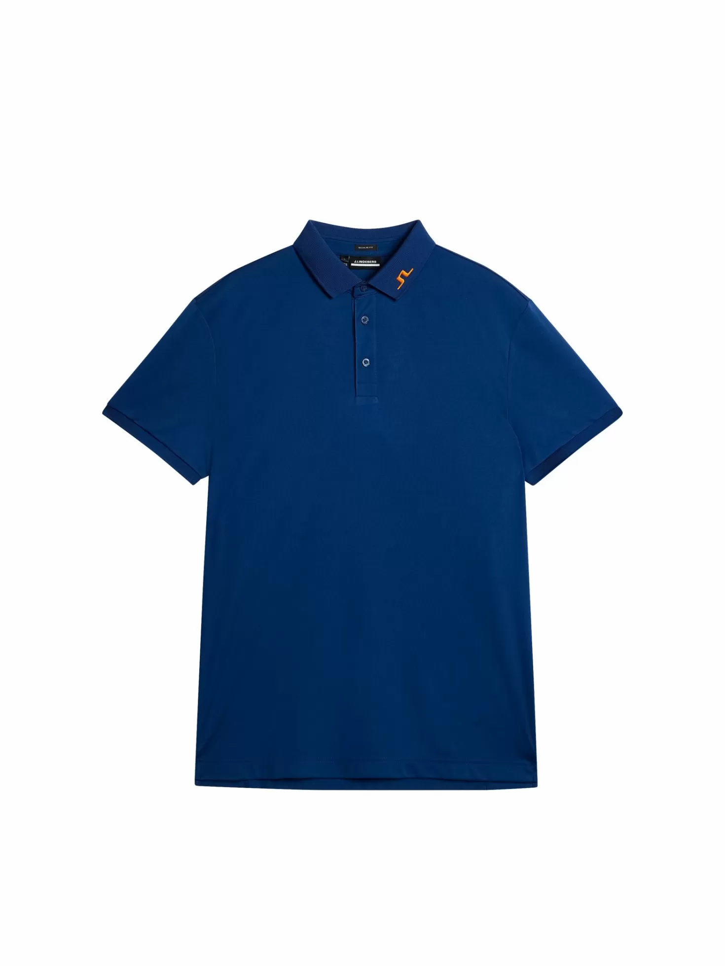 Polotröjor<J.Lindeberg Kv Regular Fit Print Polo Estate Blue Diamond