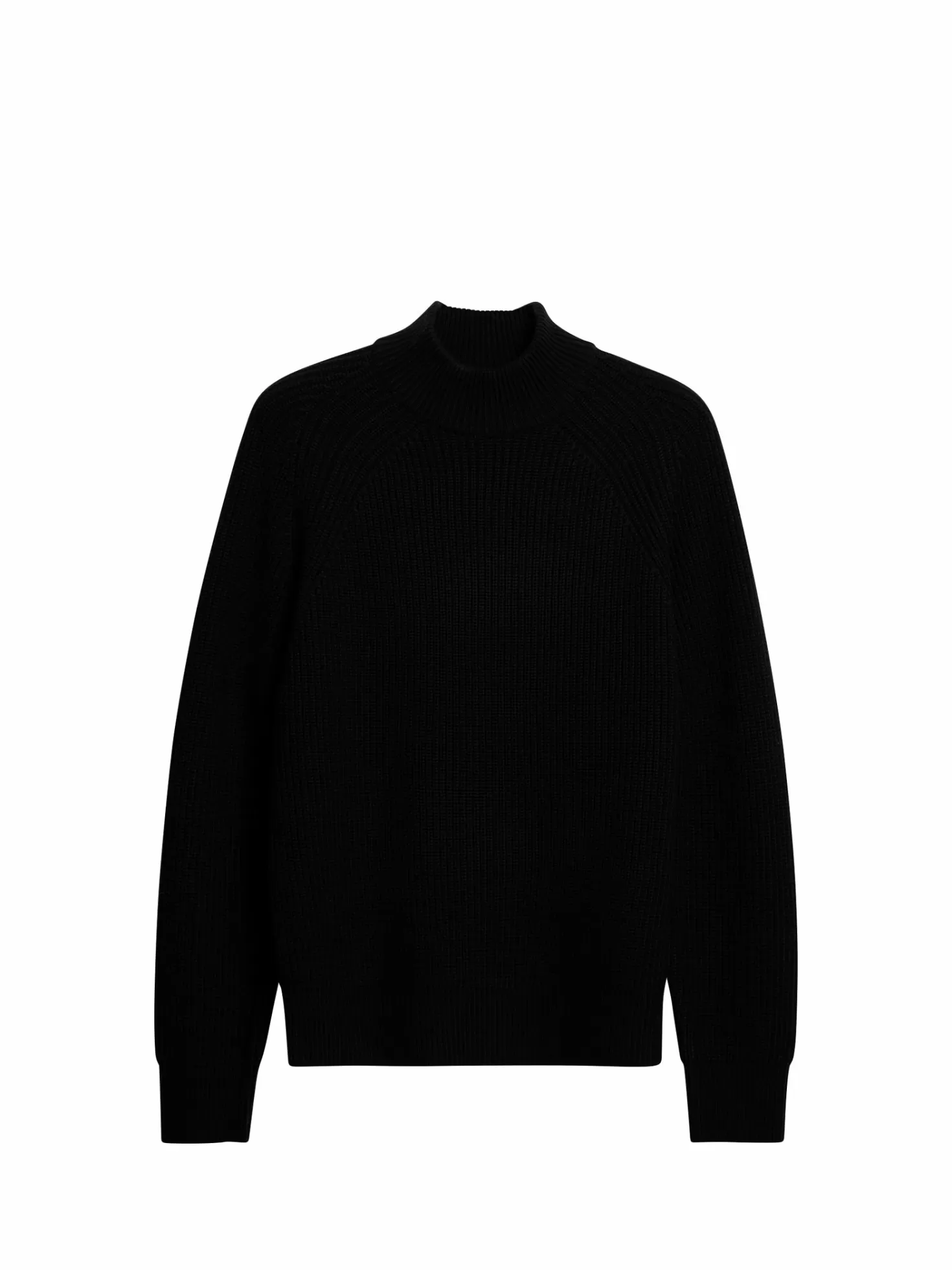 Stickat<J.Lindeberg Kylan Mock Neck Sweater Black