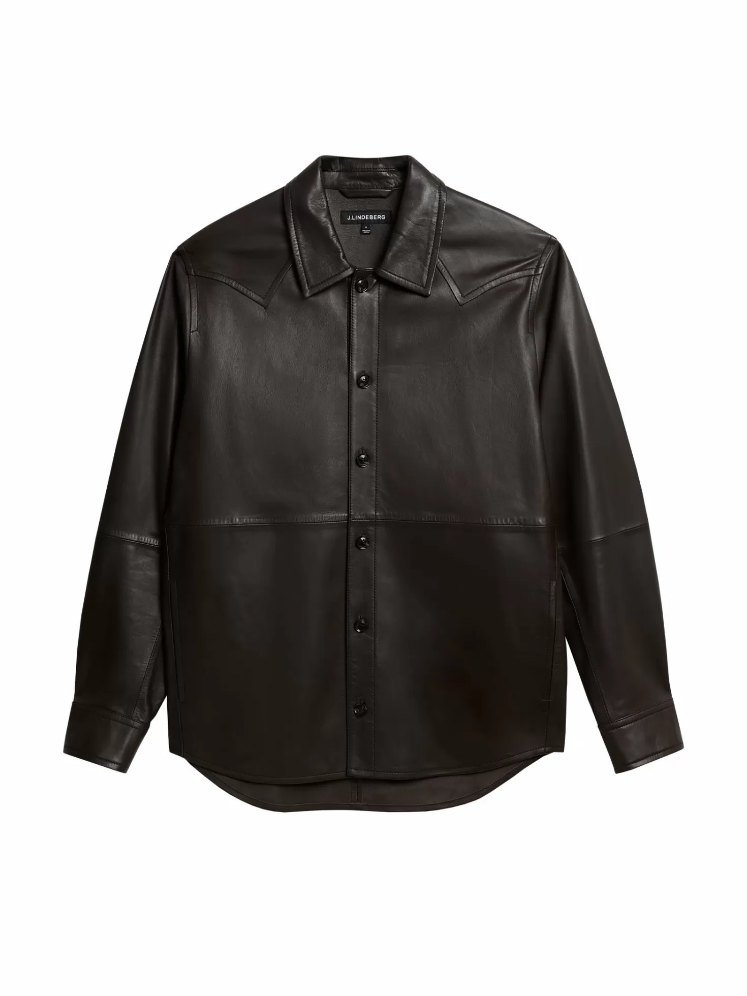 Jackor | Övertröjor<J.Lindeberg Landon Leather Overshirt Delicioso