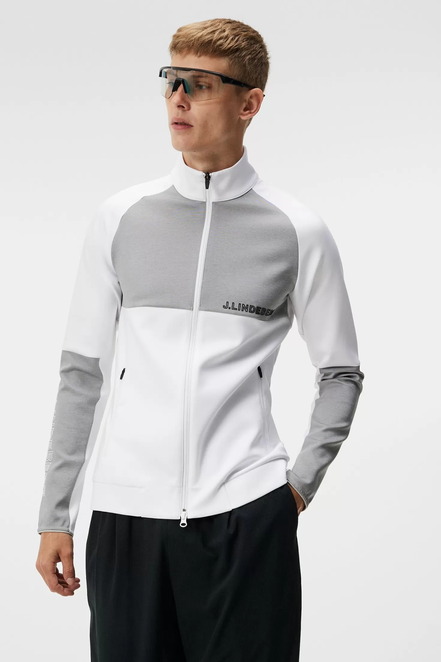 Bas- och mellanlager<J.Lindeberg Lazarus Mid Layer White